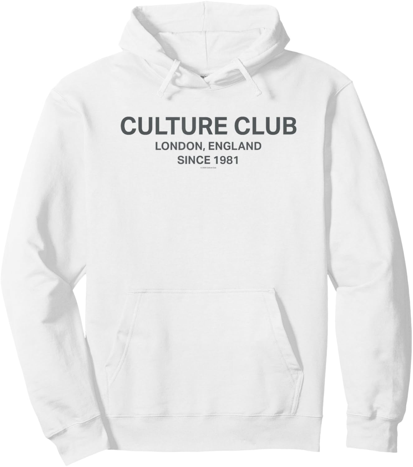 Culture Club Since 1981 White Hoodie - Hoodie | White
