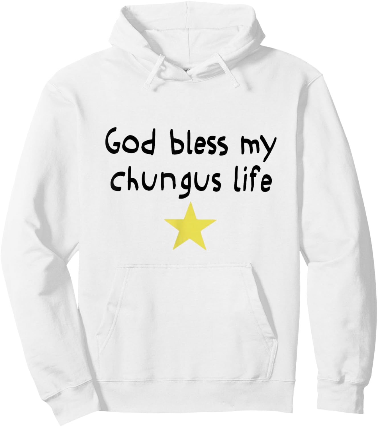 God Bless My Chungus Life Meme Funny Brainrot Meme Women Men Hoodie - Hoodie | White