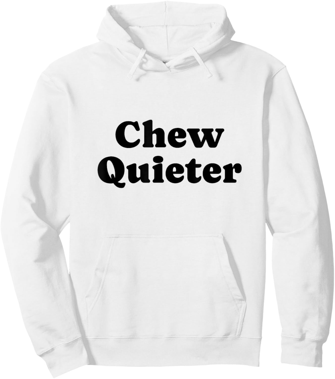 Chew Quieter Hoodie - Hoodie | White