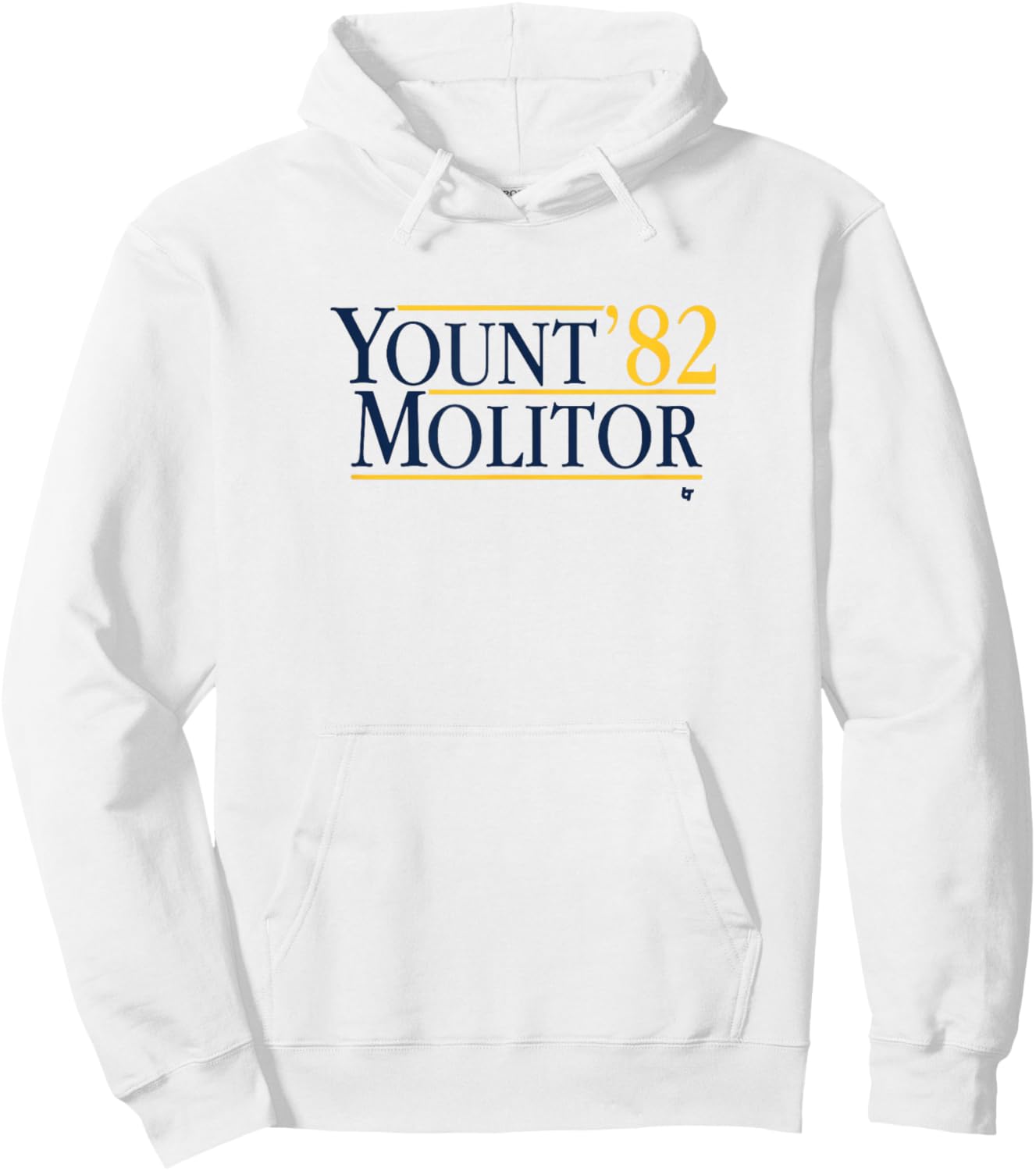 Yount-Molitor '82 - Milwaukee Baseball Hoodie - Hoodie | White