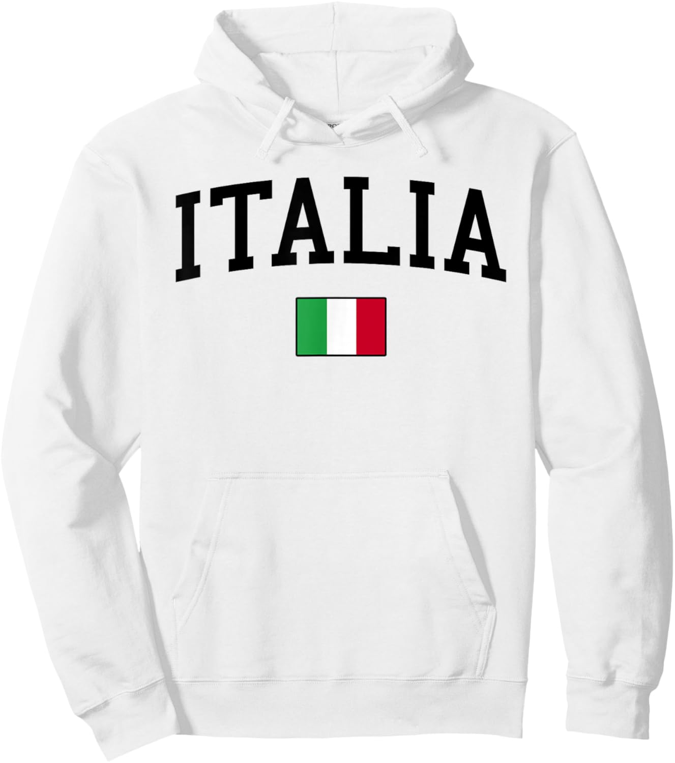 Italian Flag Men Women Kids Italy Hoodie - Hoodie | White