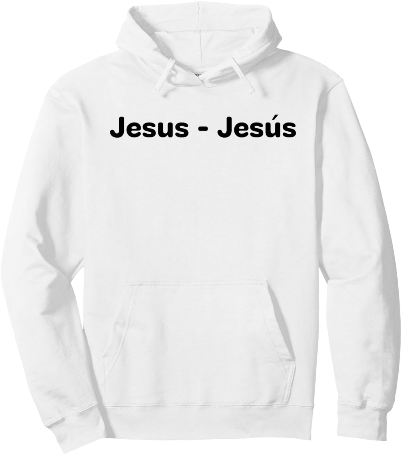 Jesus - Front and Back Hoodie - Hoodie | White