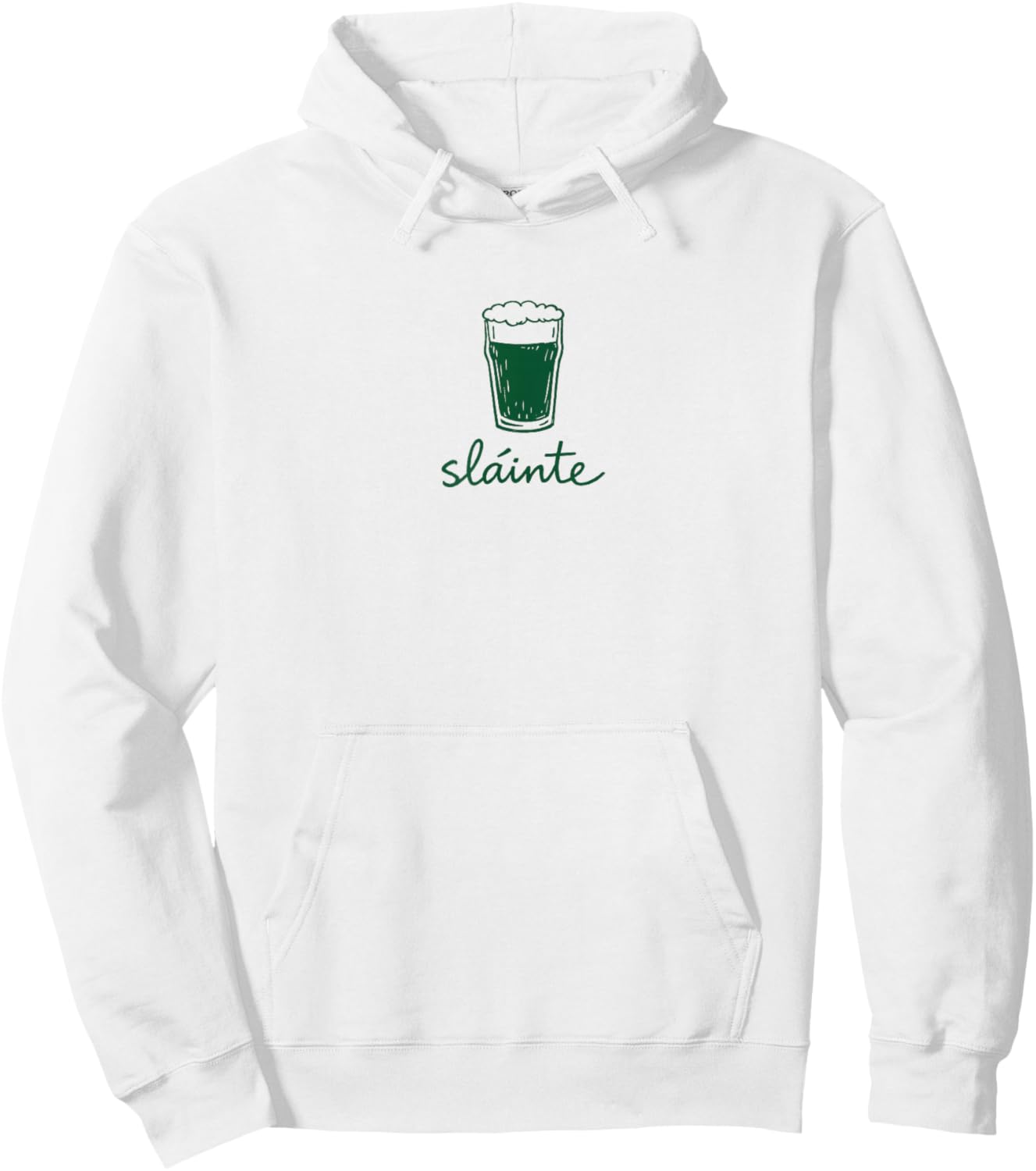 Slainte St Patricks Day Irish Beer Cheers Good Health Women Hoodie - Hoodie | White