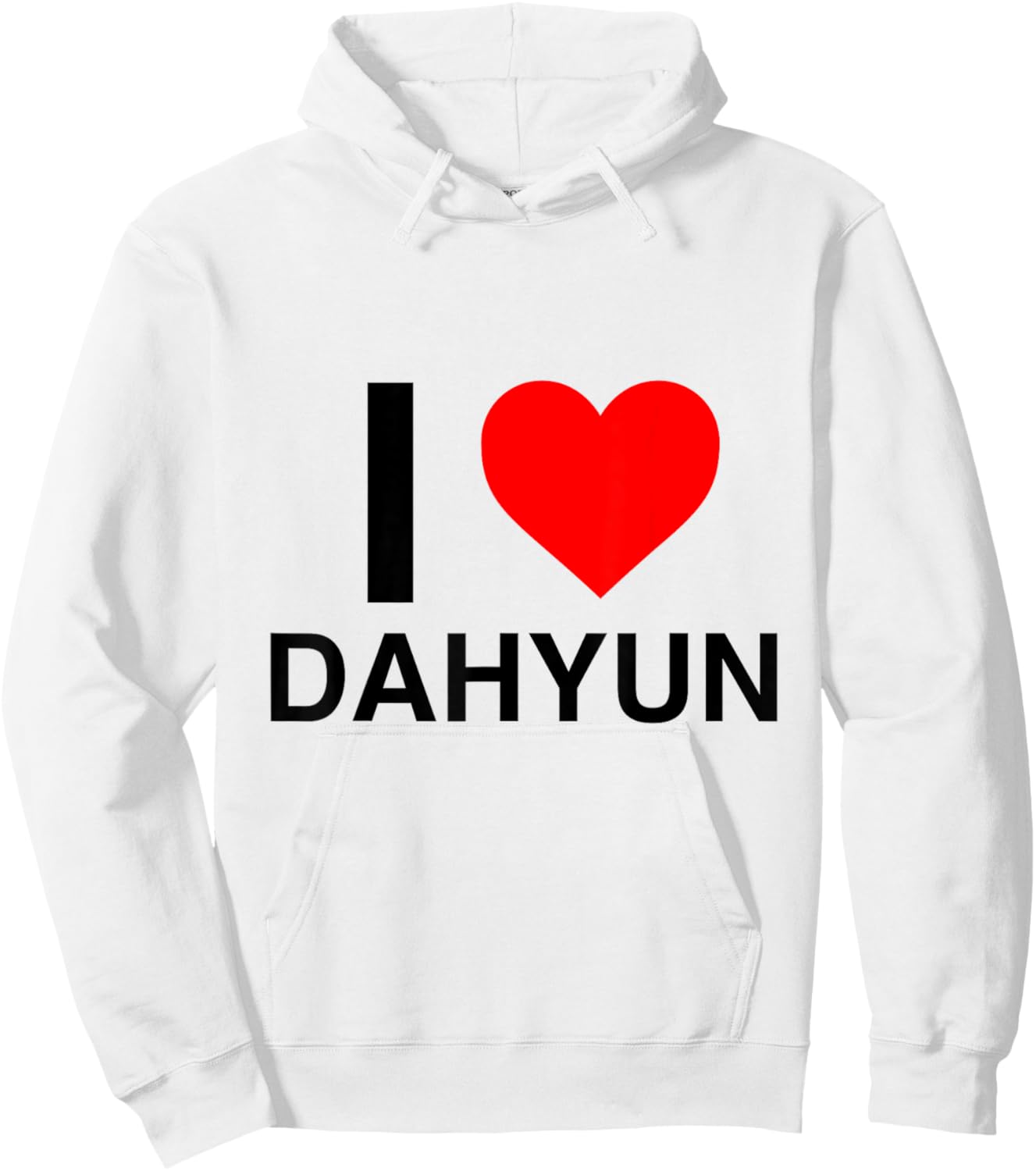 I Heart Dahyun Hoodie - Hoodie | White