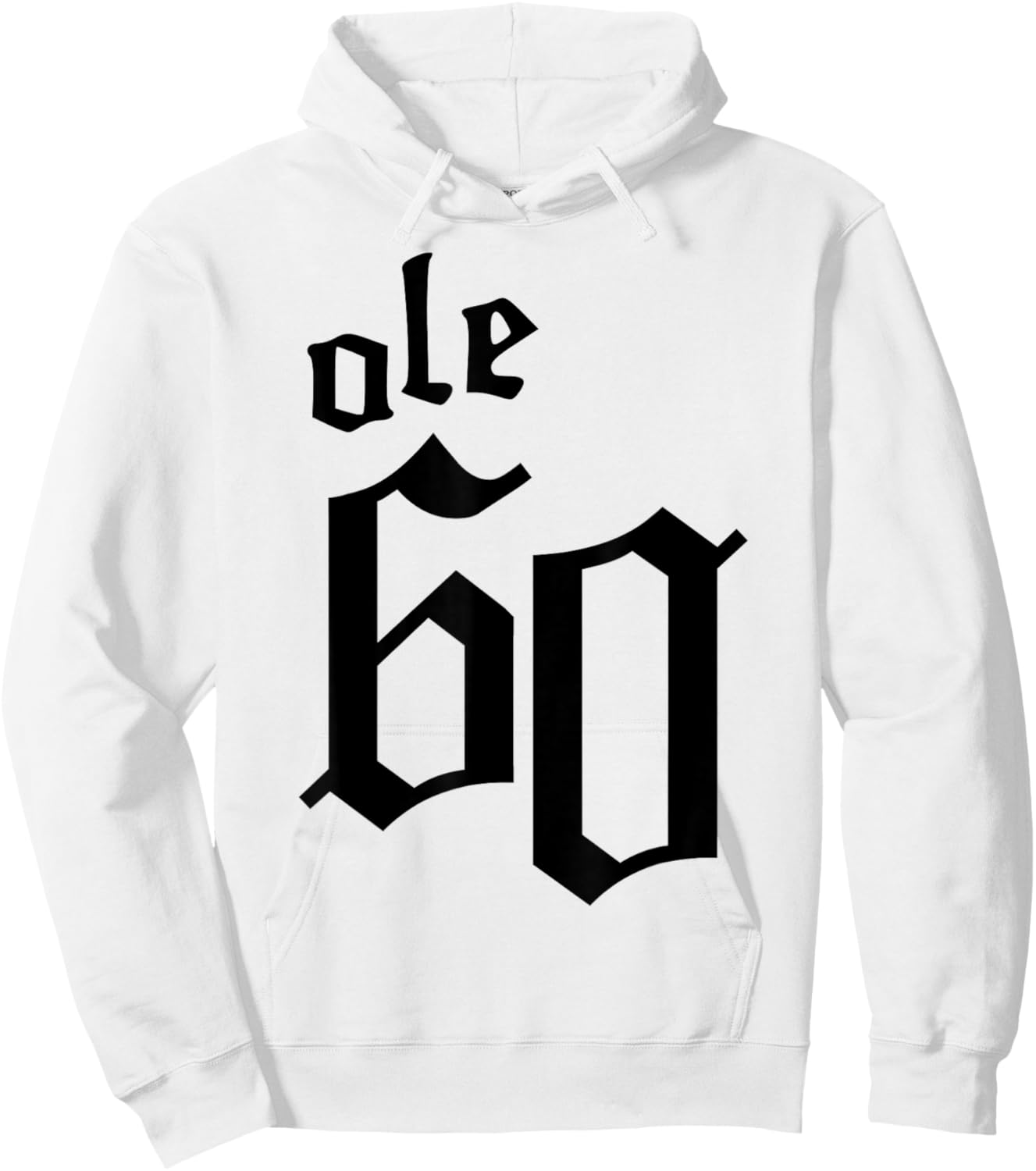Ole 60 Old English Logo Hoodie - Hoodie | White