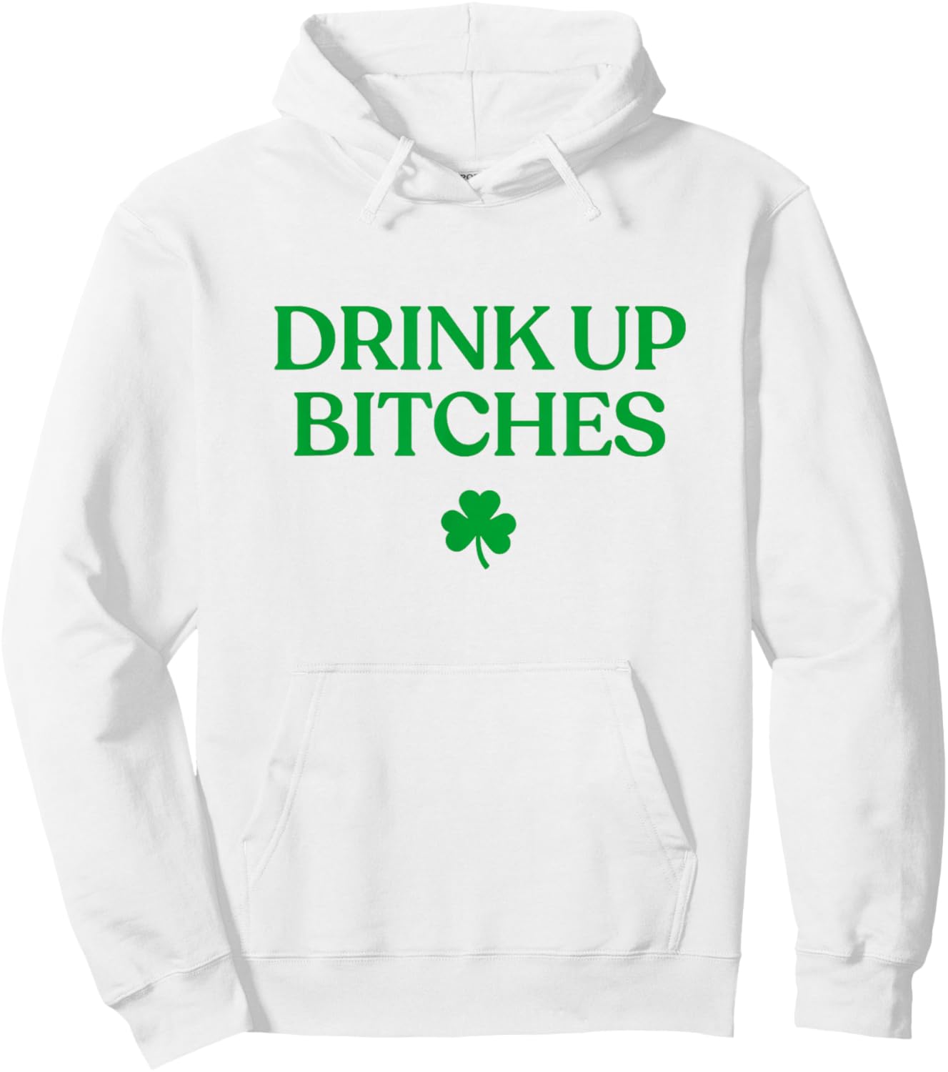 Shirt Funny St Patricks Day Drinking Hoodie - Hoodie | White