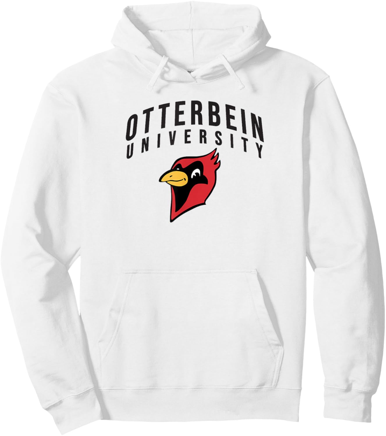 Otterbein University Cardinals Primary Logo Hoodie - Hoodie | White