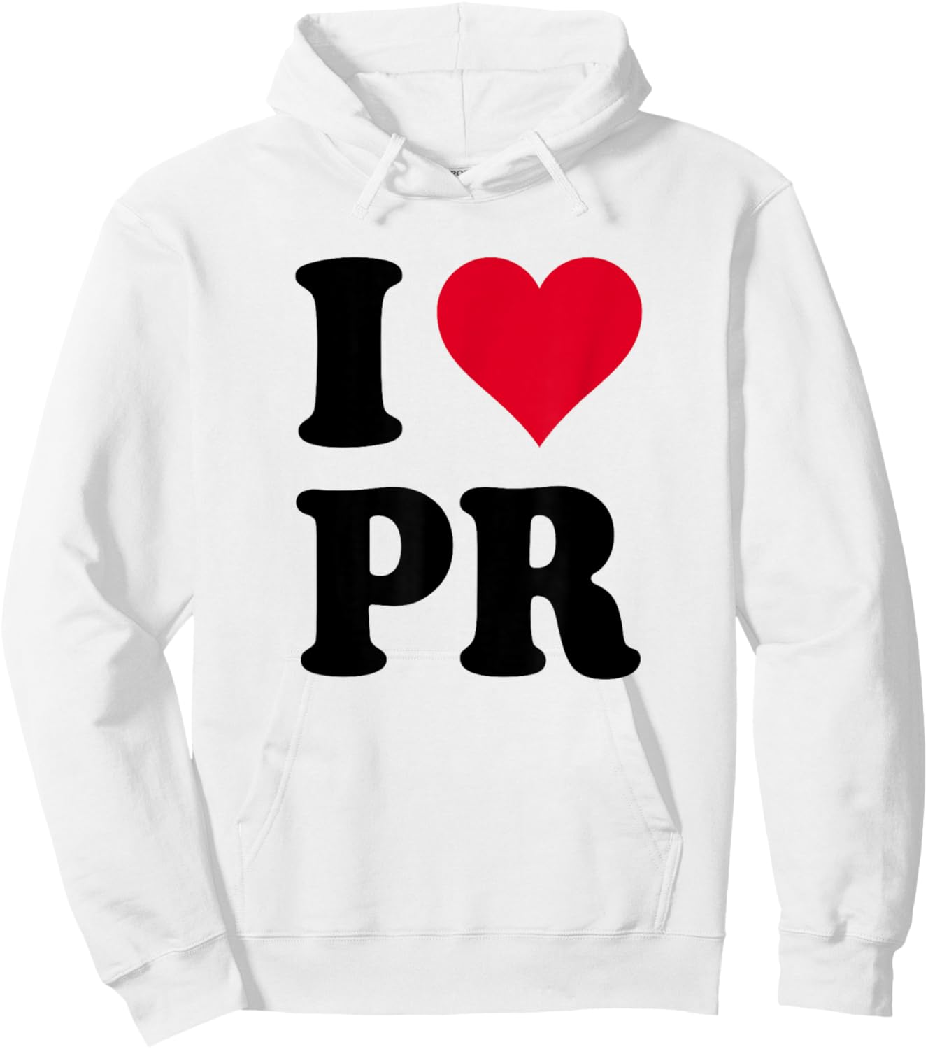 I Love PR Hoodie - Hoodie | White