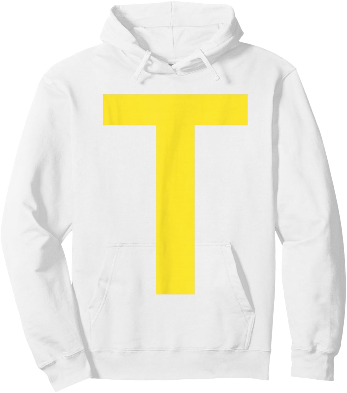 Letter T Funny Group Matching Halloween Costume Hoodie - Hoodie | White