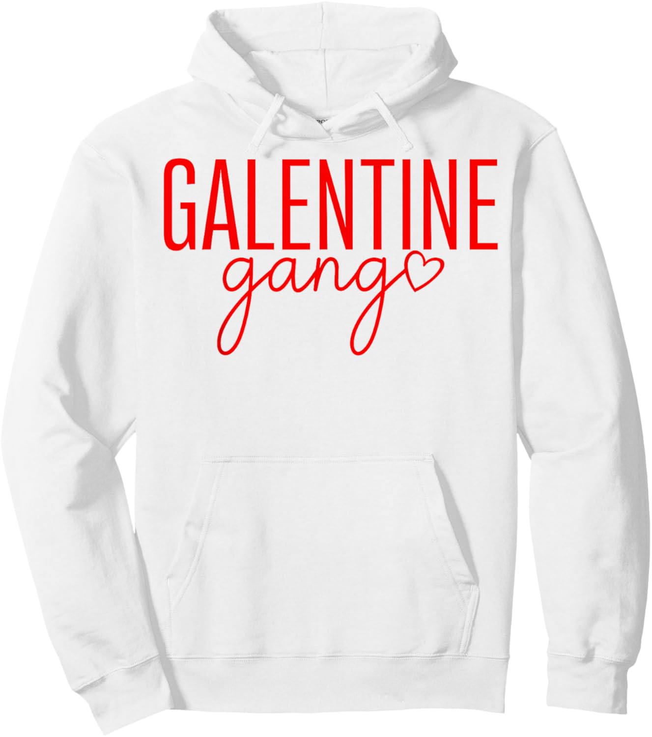 Galentine Gang Valentines Galentines Matching Friends Hoodie - Hoodie | White