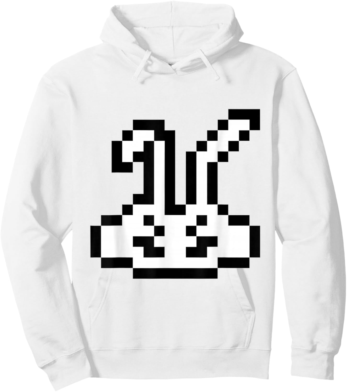 Crosshare Angry Bunny Logo Hoodie - Hoodie | White