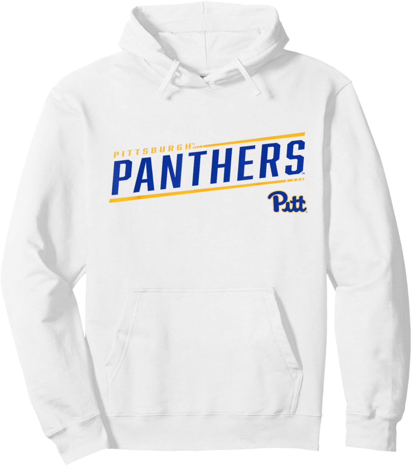 University of Pittsburgh Panthers Sleek Hoodie - Hoodie | White