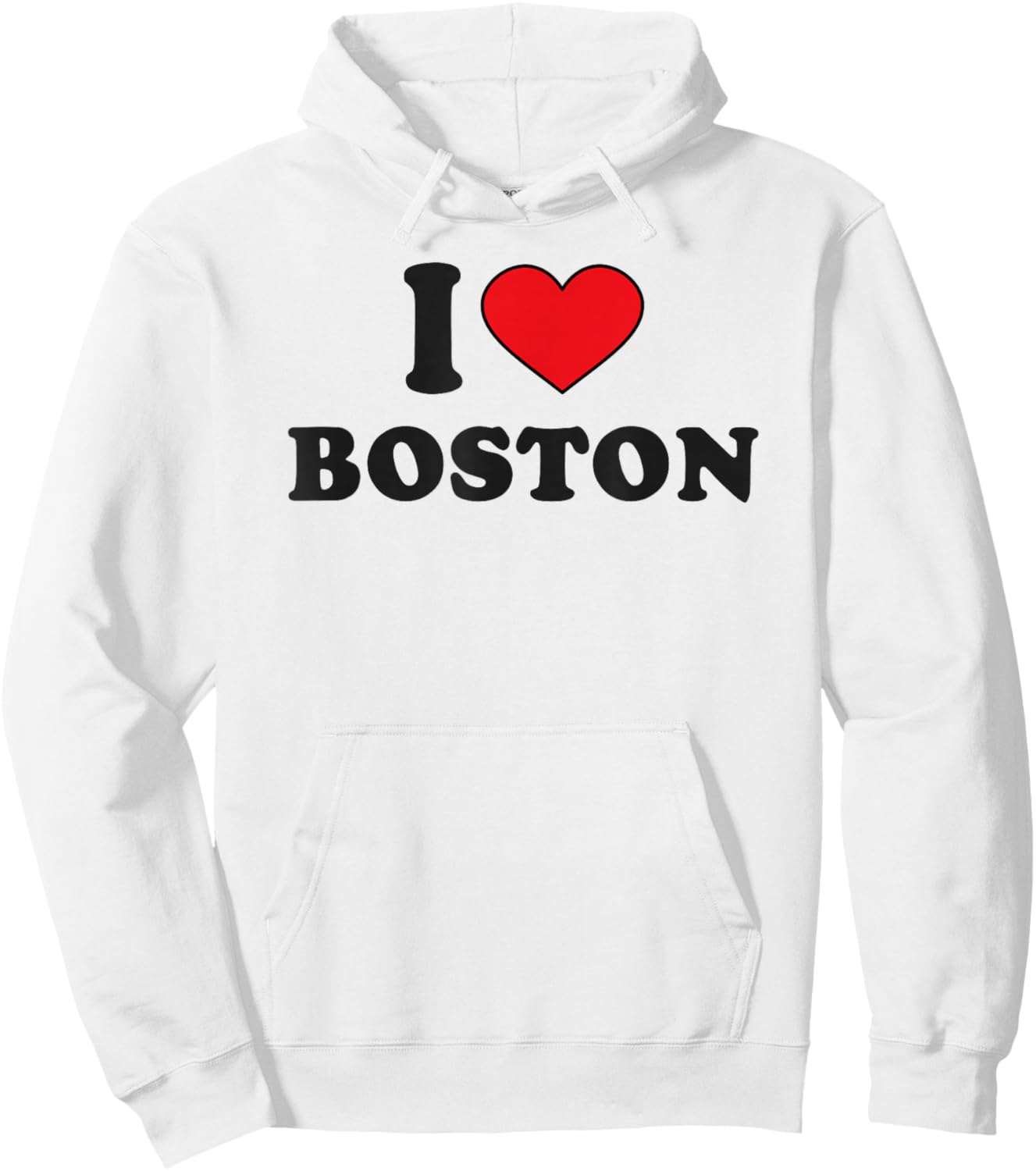 I Heart Boston I Love Boston Hoodie - Hoodie | White