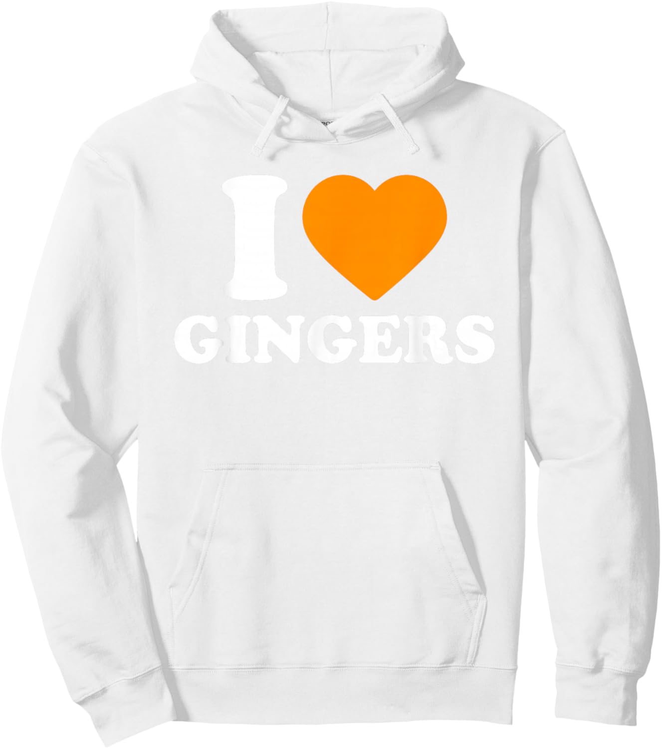 I Love Gingers Shirt, I Heart Gingers St Patricks Day Green Hoodie - Hoodie | White