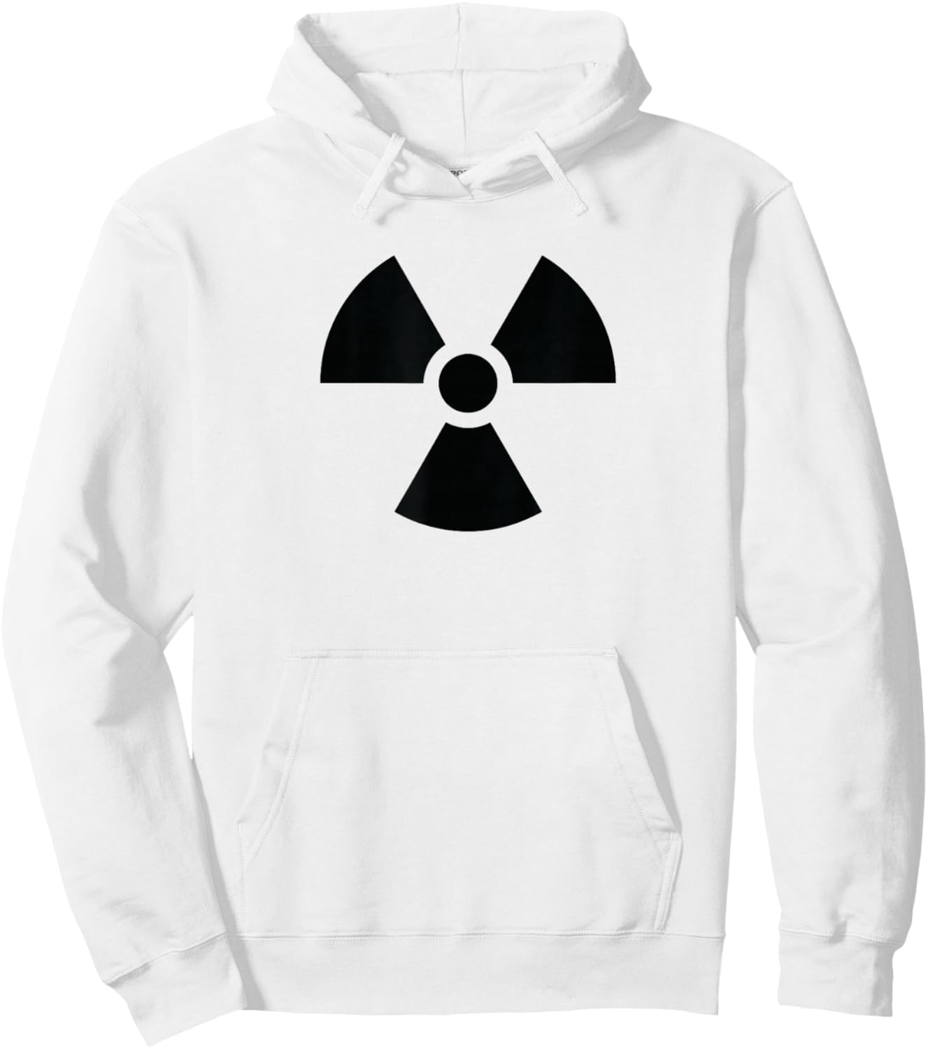 Nuclear Radioactive Material Symbol Radiation Biohazard Hoodie - Hoodie | White