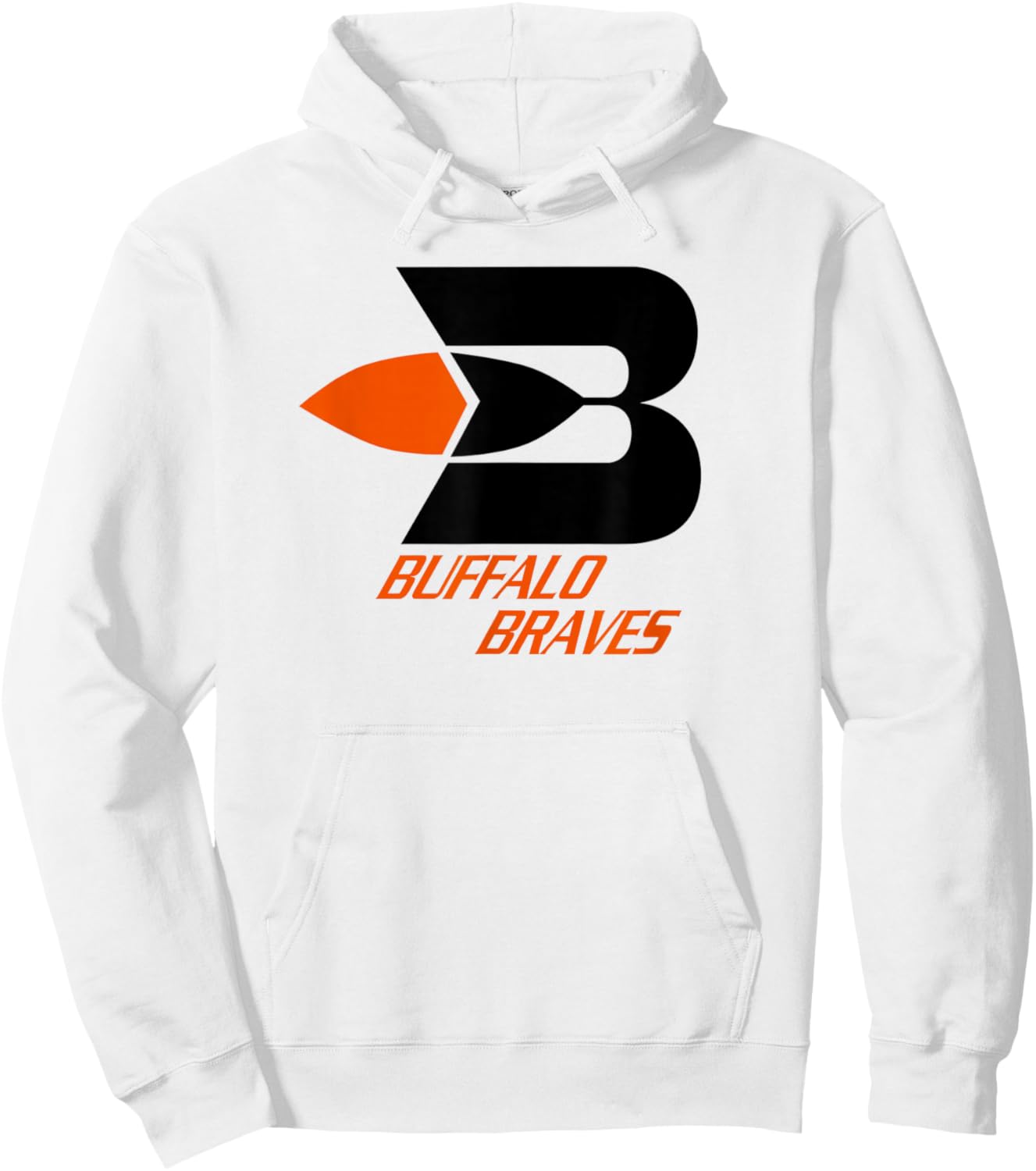 Buffalo Braves Retro Basketball Hoodie - Hoodie | White