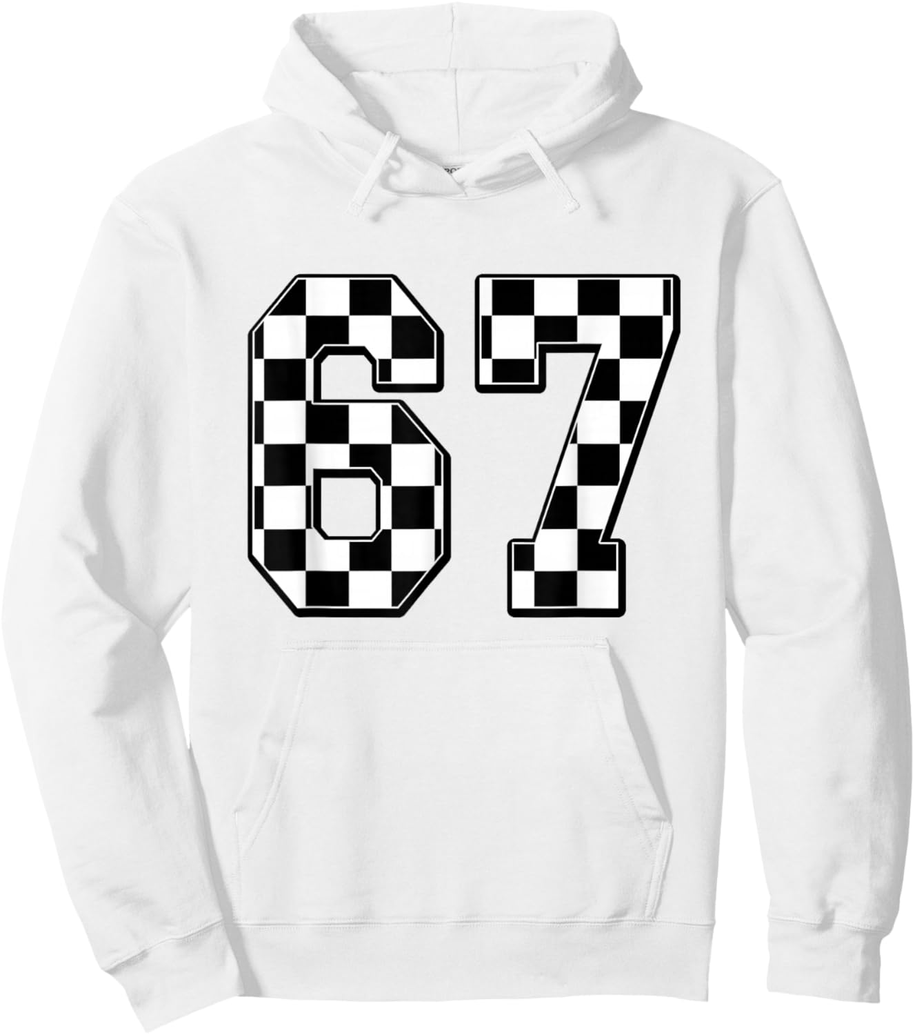 six Seven 67 Meme Number 67 Hoodie - Hoodie | White