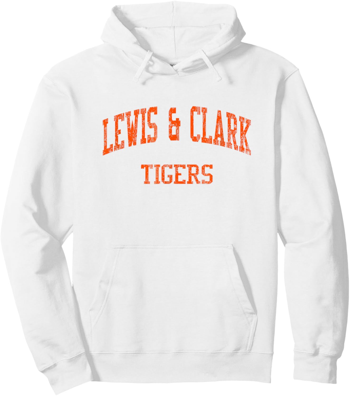 Lewis & Clark High School HS Spokane WA Vintage Sports Hoodie - Hoodie | White