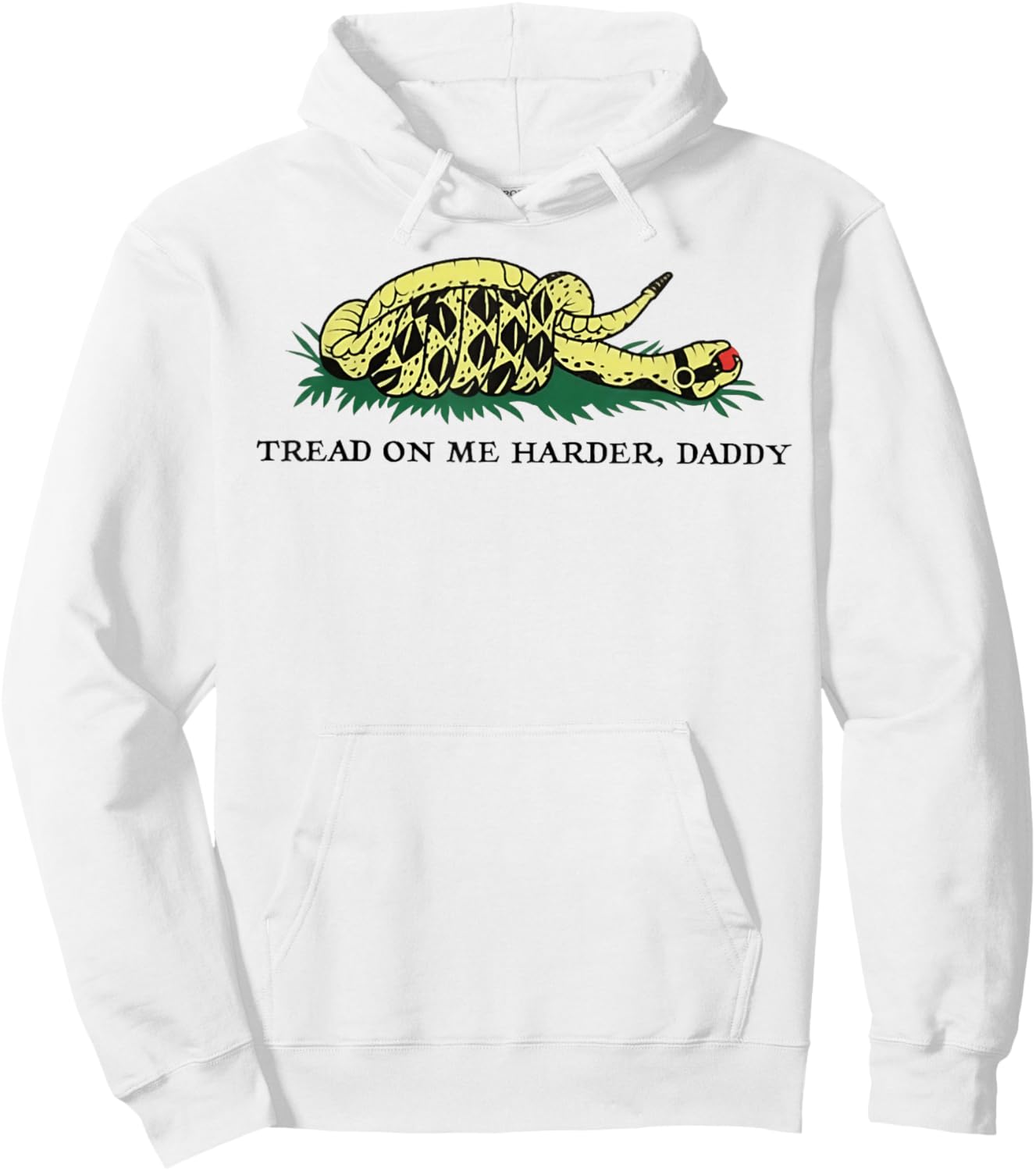Tread On Me Harder Daddy Hoodie - Hoodie | White