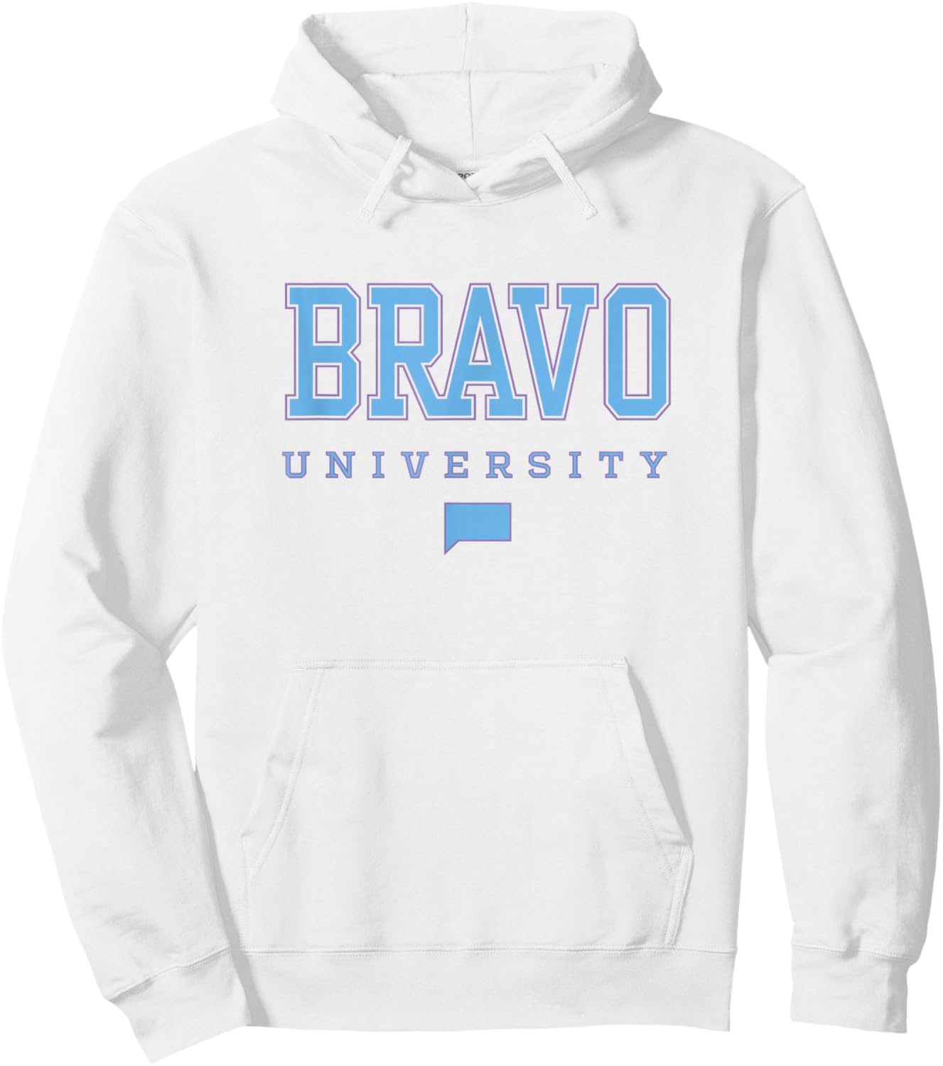 Bravo Collegiate Alumni Officially Licensed Hoodie - Hoodie | White