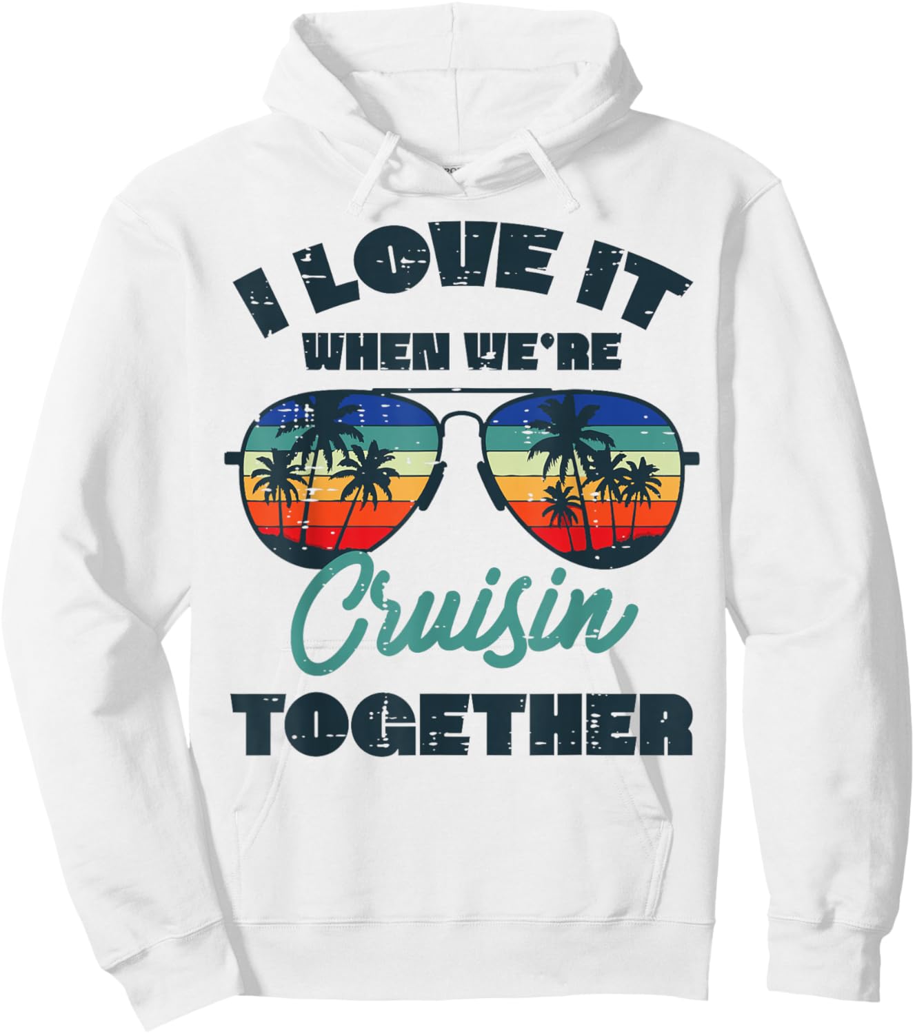 Vacation Love Cruisin Together Summer Cruise Women Men Kids Hoodie - Hoodie | White