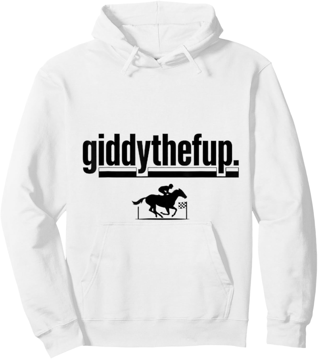 Giddythefup Funny Shirt Hoodie - Hoodie | White