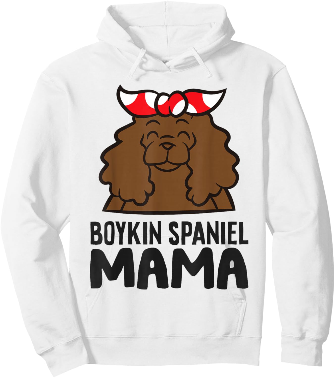 Boykin Spaniel Mama Hoodie - Hoodie | White