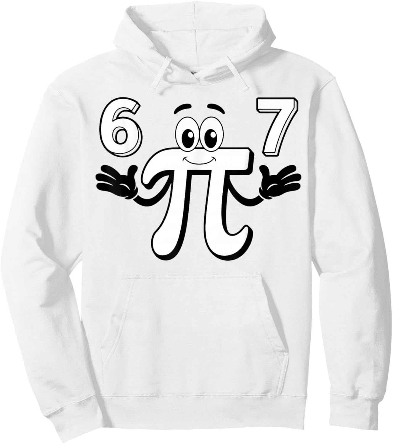 Funny 3.14 Pi Day Meme Math Design for Geeks and Students Hoodie - Hoodie | White