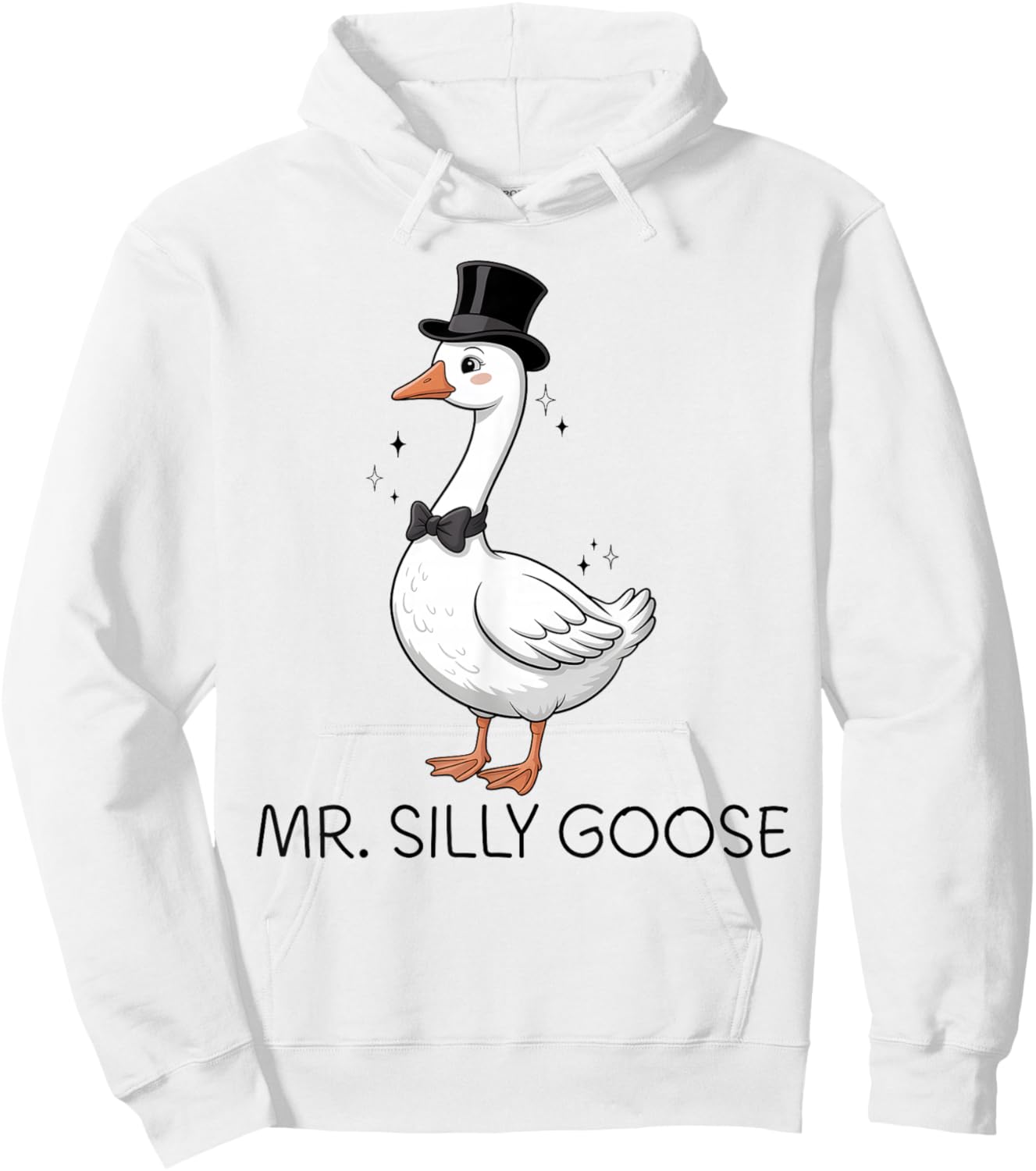 Mr. Silly Goose Groom Funny Wedding Engagement Couple Hoodie - Hoodie | White