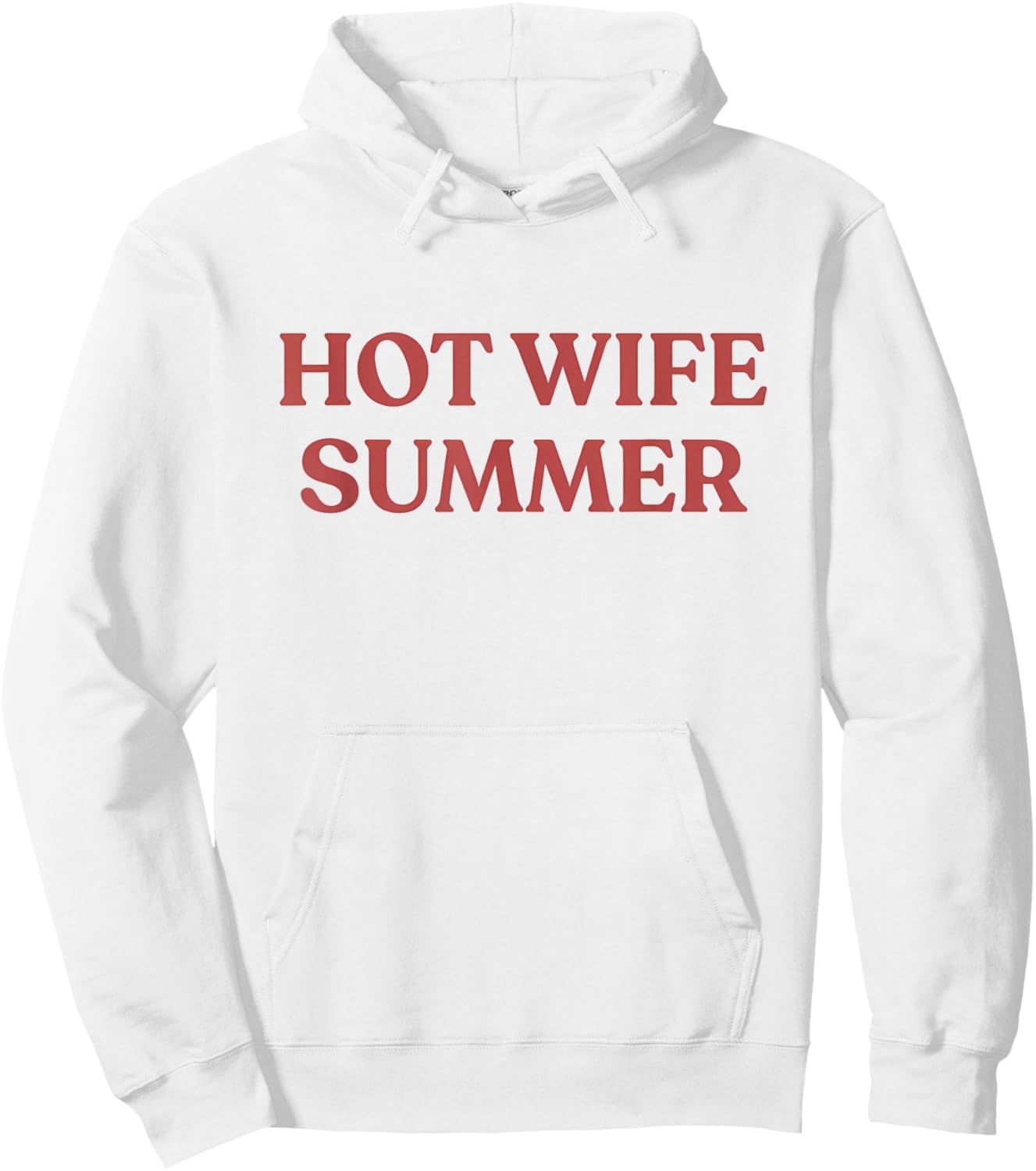 Retro Aesthetic Hot Wife Summer Hoodie - Hoodie | White