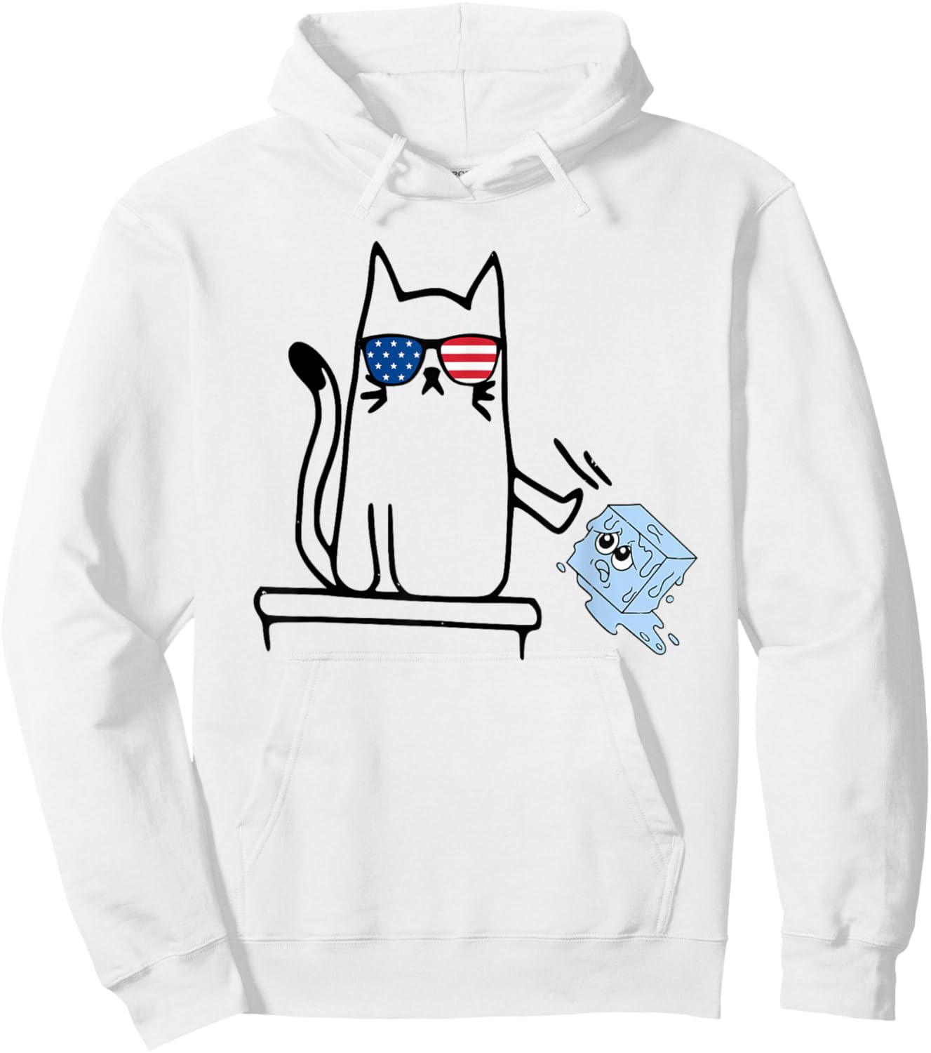 Anti ICE Out Now Cat Abolish Protest Resist Funny Hoodie - Hoodie | White
