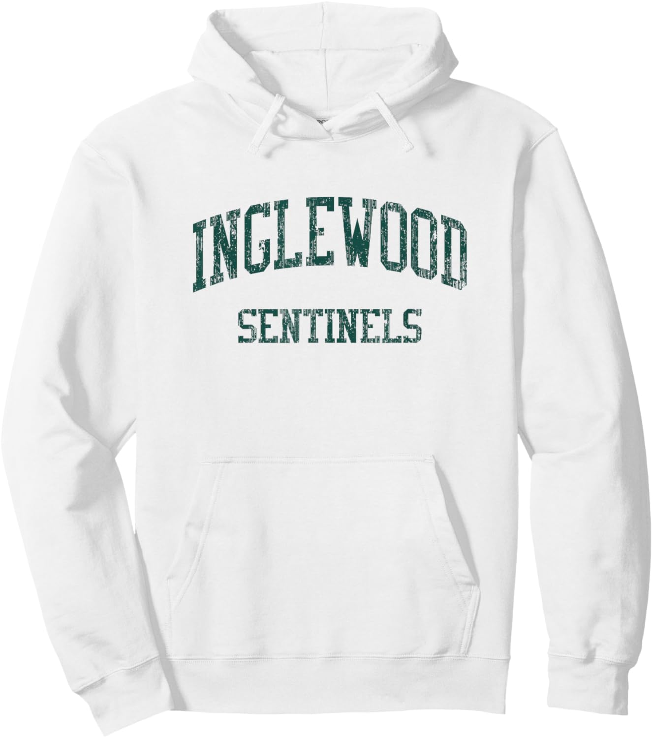 Inglewood High School HS Inglewood CA Vintage Sports Hoodie - Hoodie | White