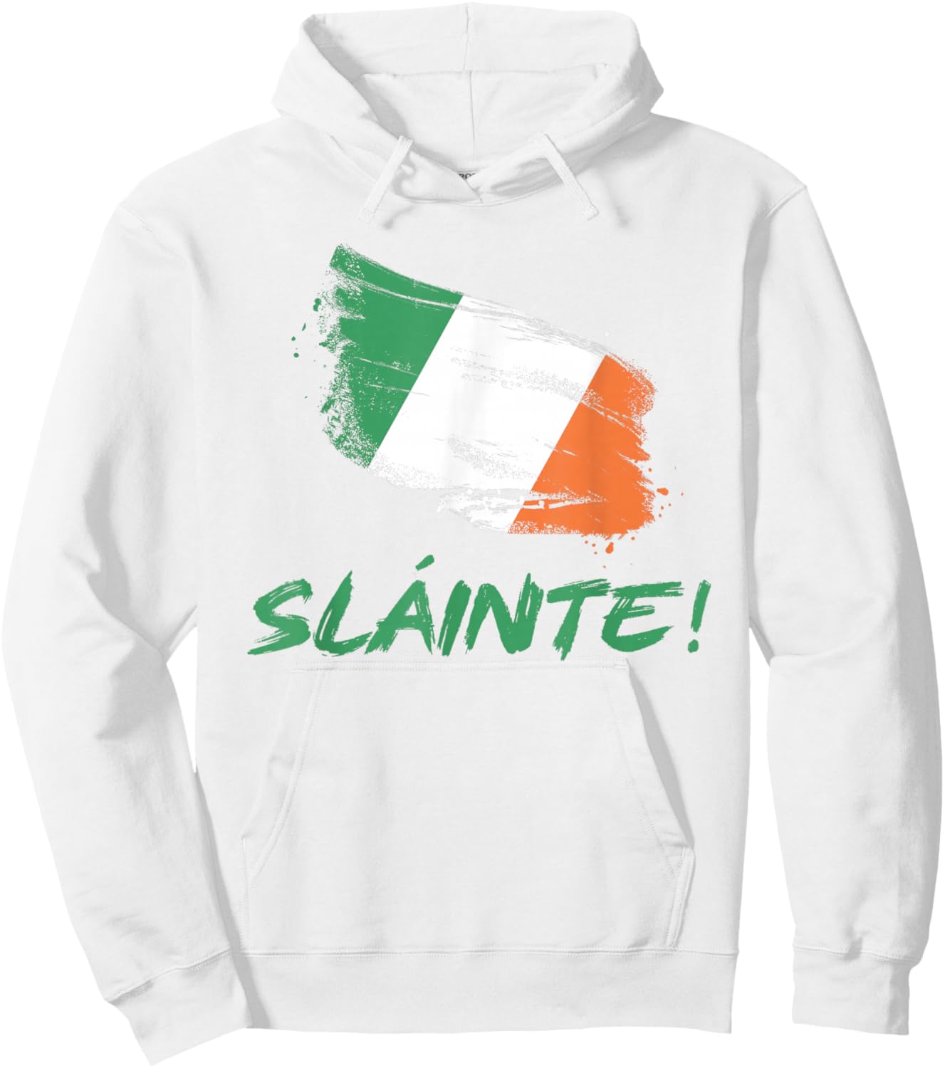 Sláinte! Classic Irish Heritage St. Patrick's Day Party Hoodie - Hoodie | White