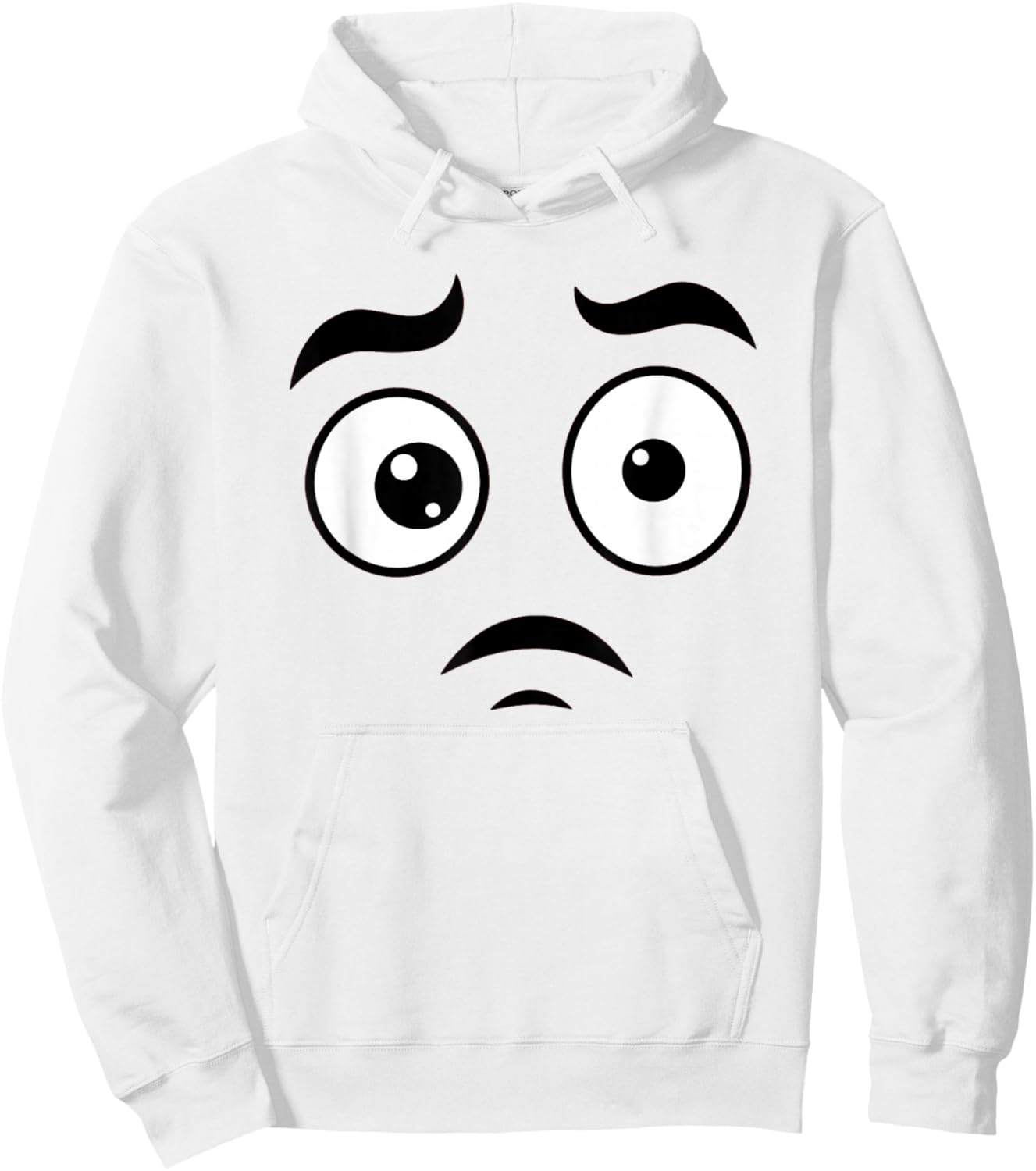 Creepy Carrots Face Funny Halloween Costume for Kids & Adult Hoodie - Hoodie | White