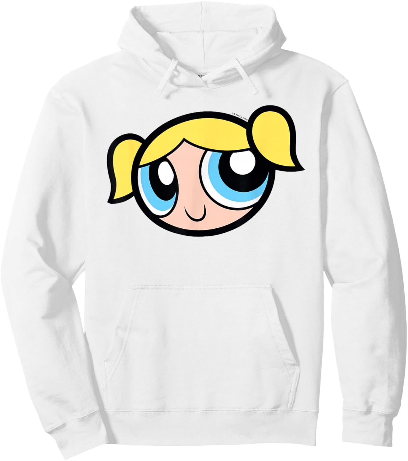 Powerpuff Girls Bubbles Portrait Easy Costume Y2K Cartoon Hoodie - Hoodie | White