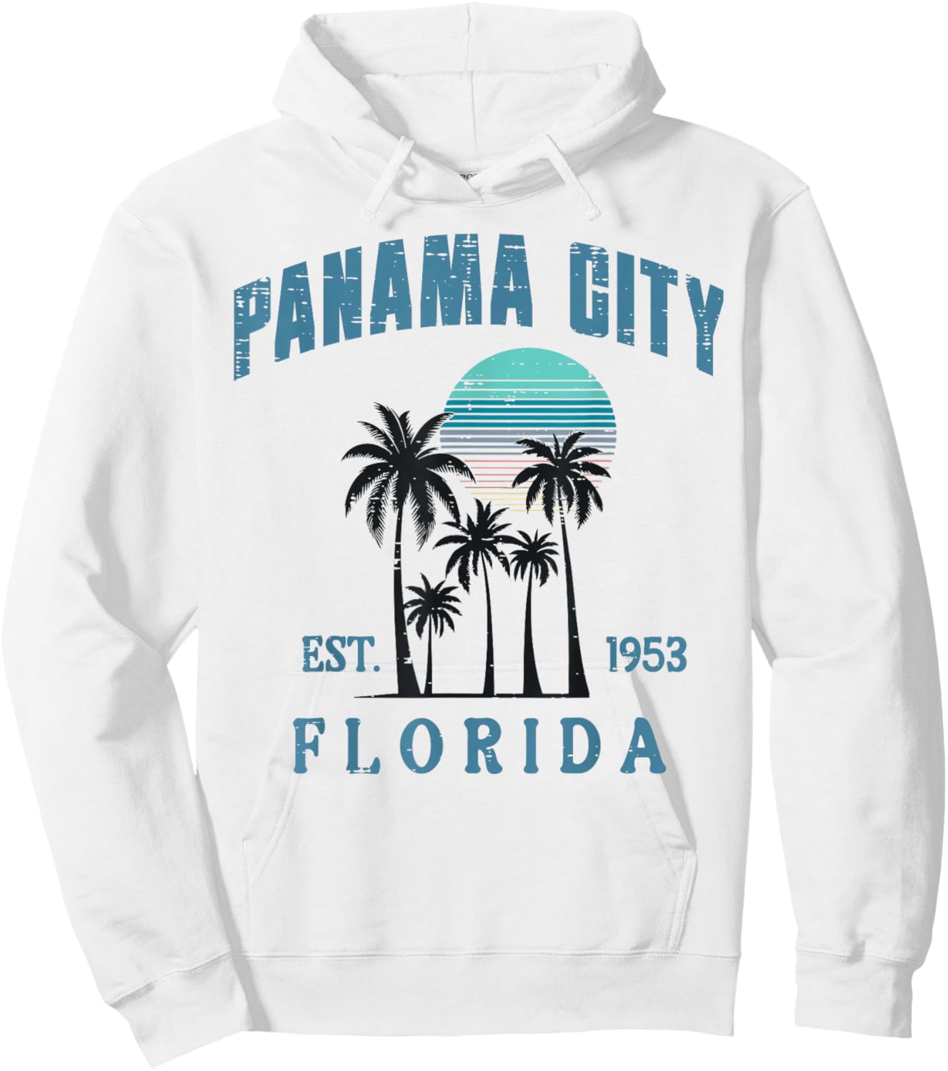 Vacation Panama City Florida Est 1953 Summer Men Women Kids Hoodie - Hoodie | White