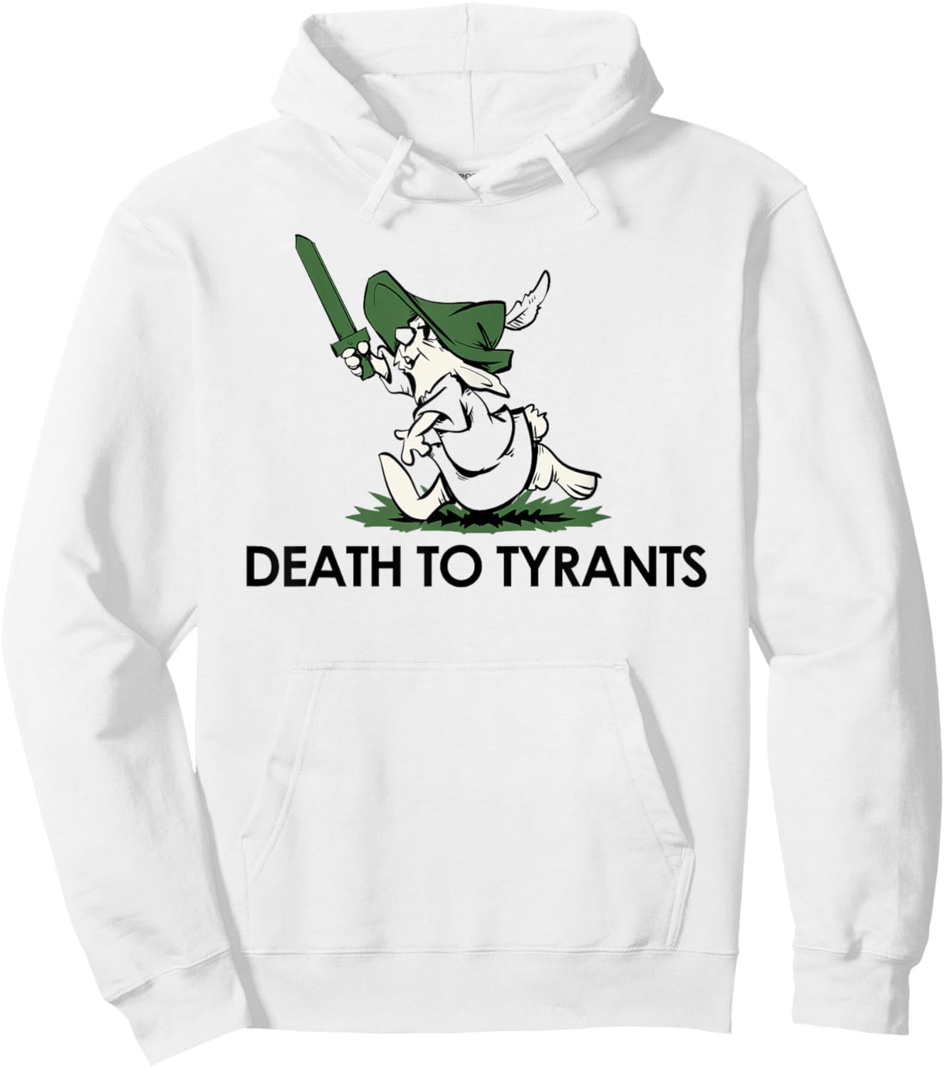 Death to Tyrants Hoodie - Hoodie | White