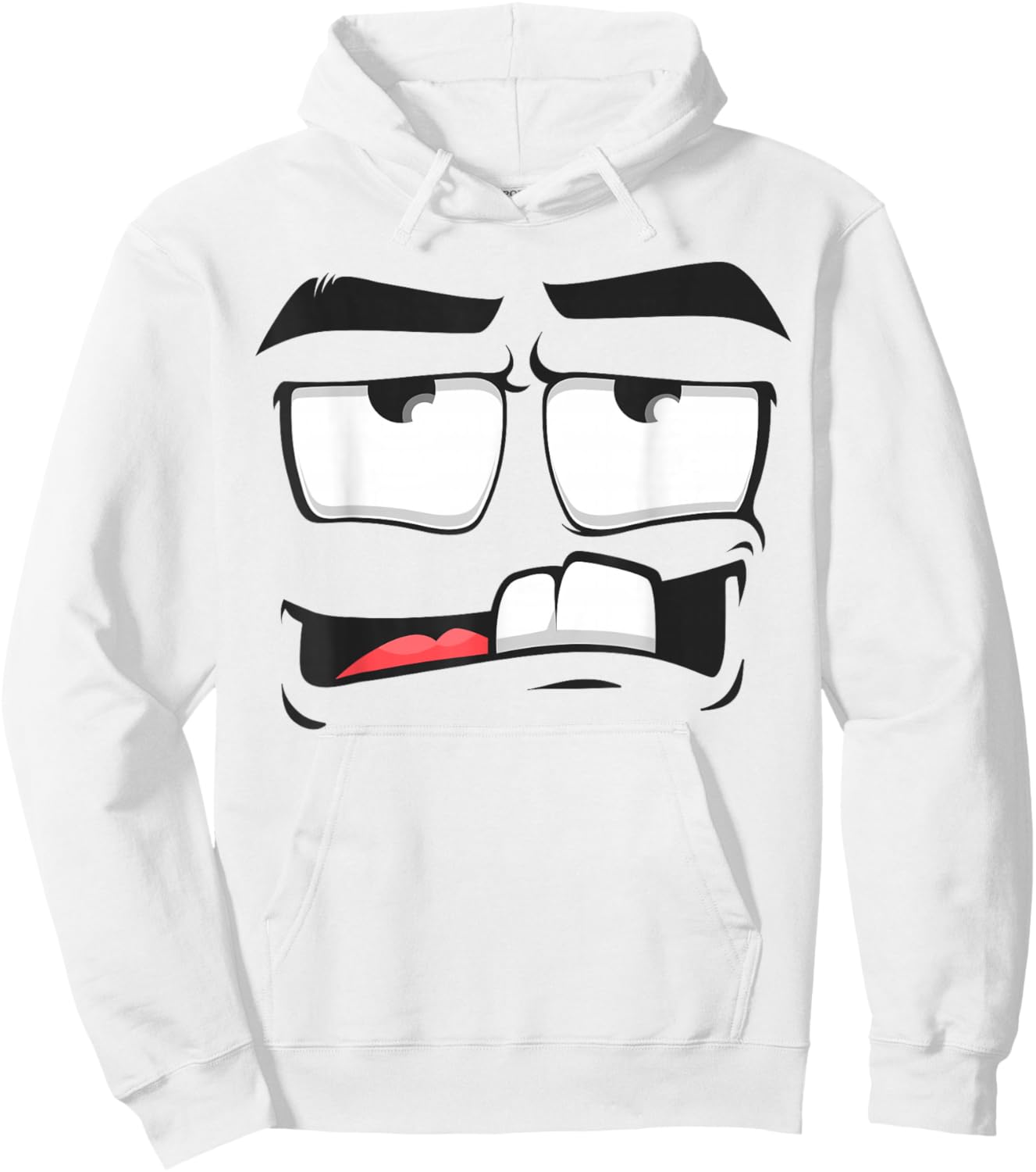 Creepy Carrots Face Funny Halloween Costume Kids and Adults Hoodie - Hoodie | White