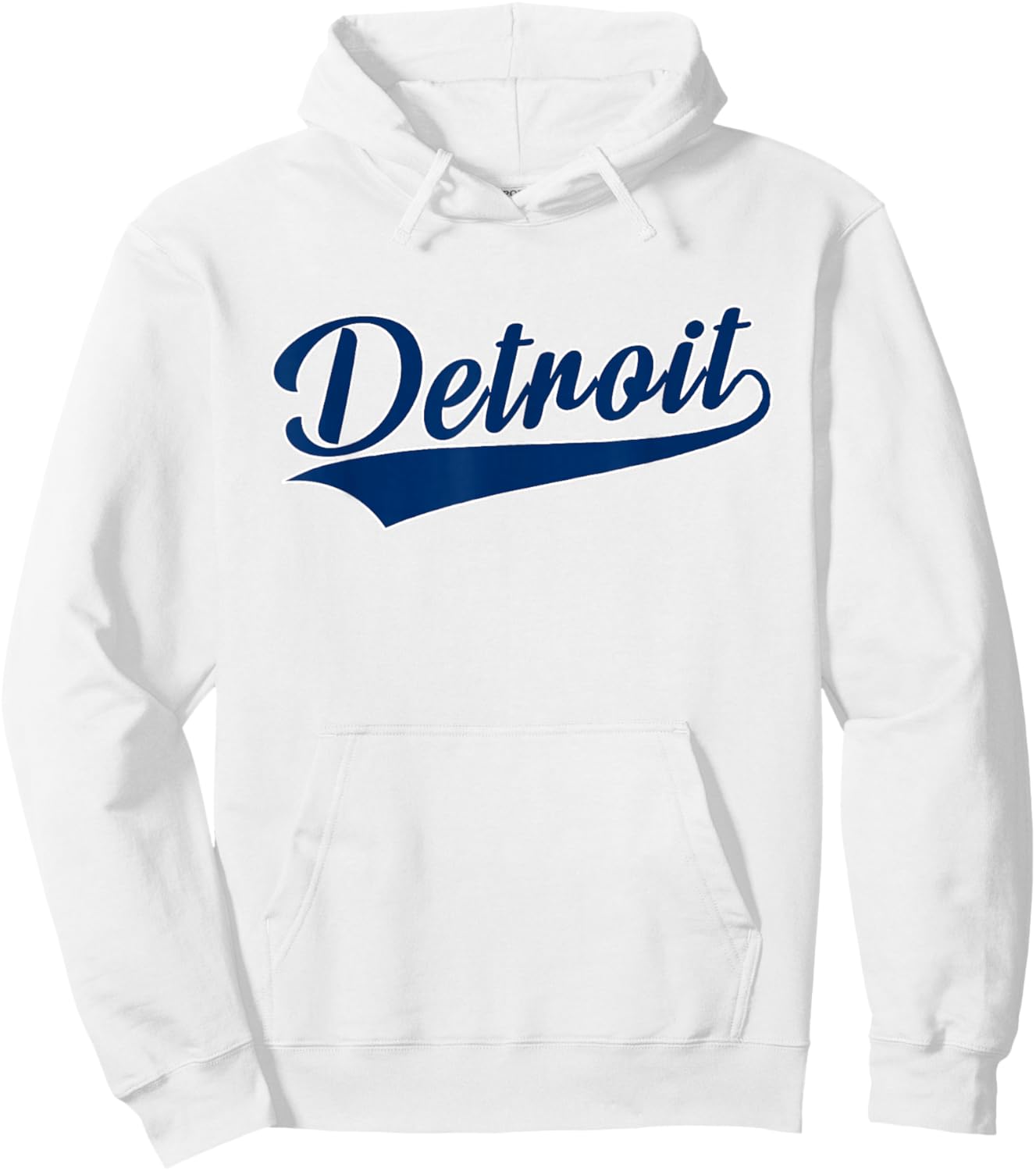 Detroit - Throwback Design - Classic Hoodie - Hoodie | White