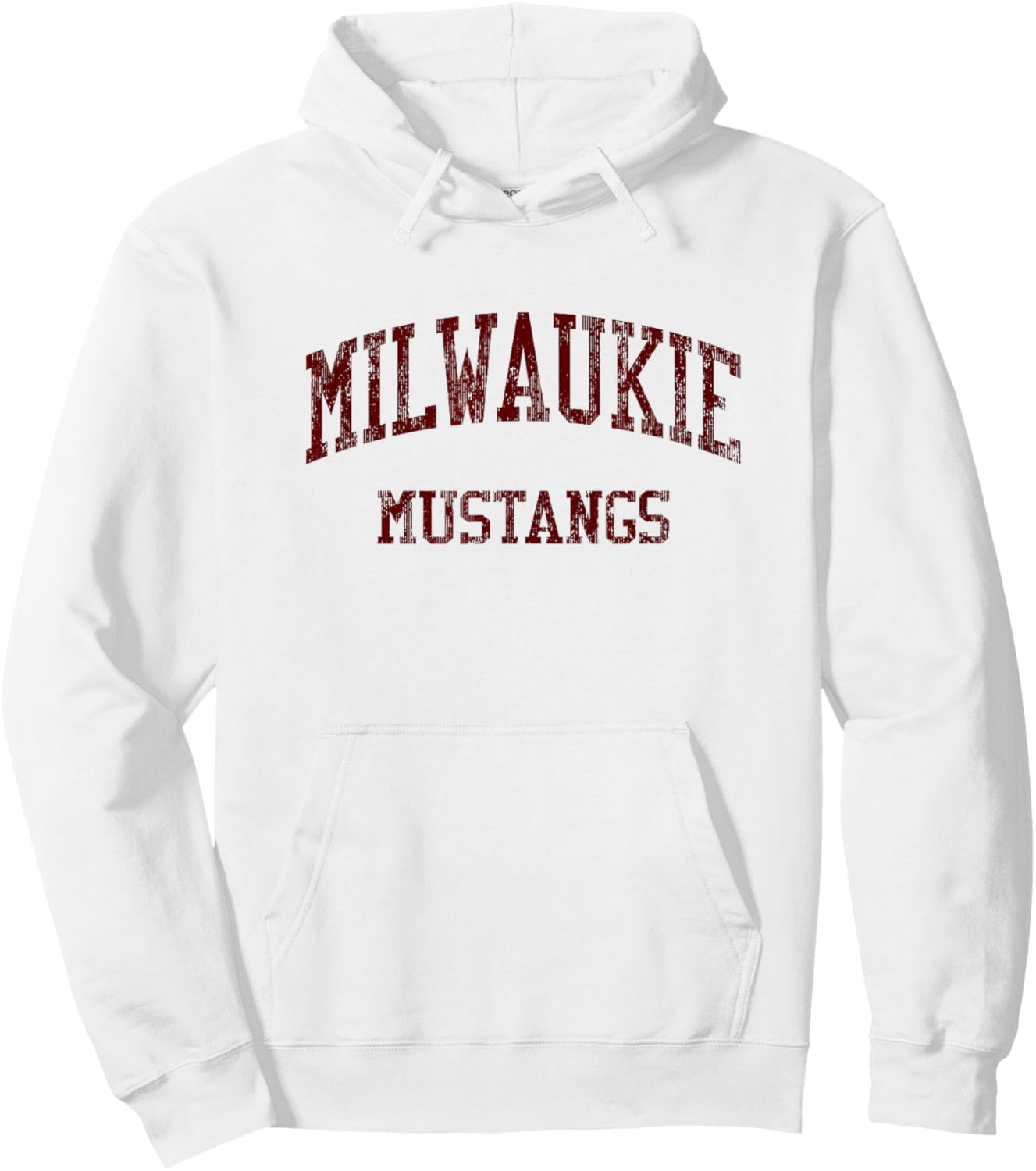 Milwaukie High School HS Milwaukie OR Vintage Sports Hoodie - Hoodie | White