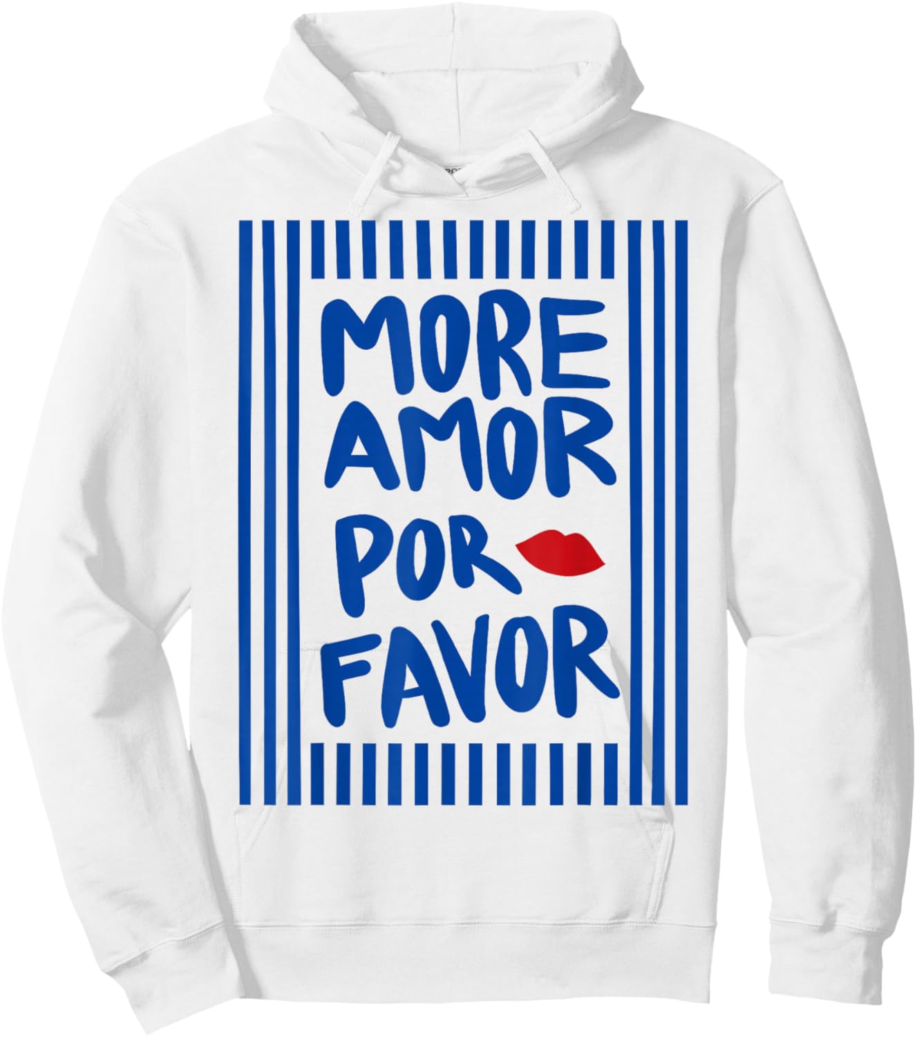 More Amor POR Favor X KISS - More Love Selflove Hoodie - Hoodie | White