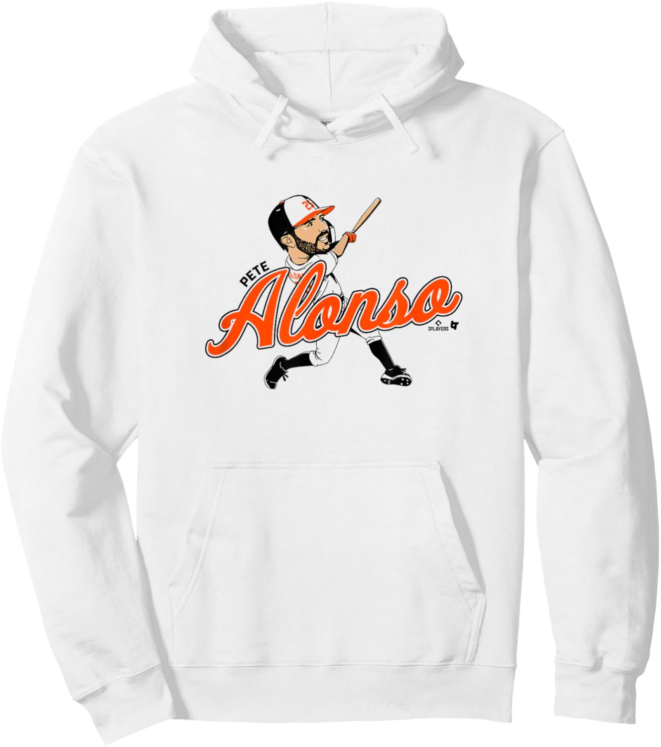 Pete Alonso - Caricature - Baltimore Baseball Hoodie - Hoodie | White