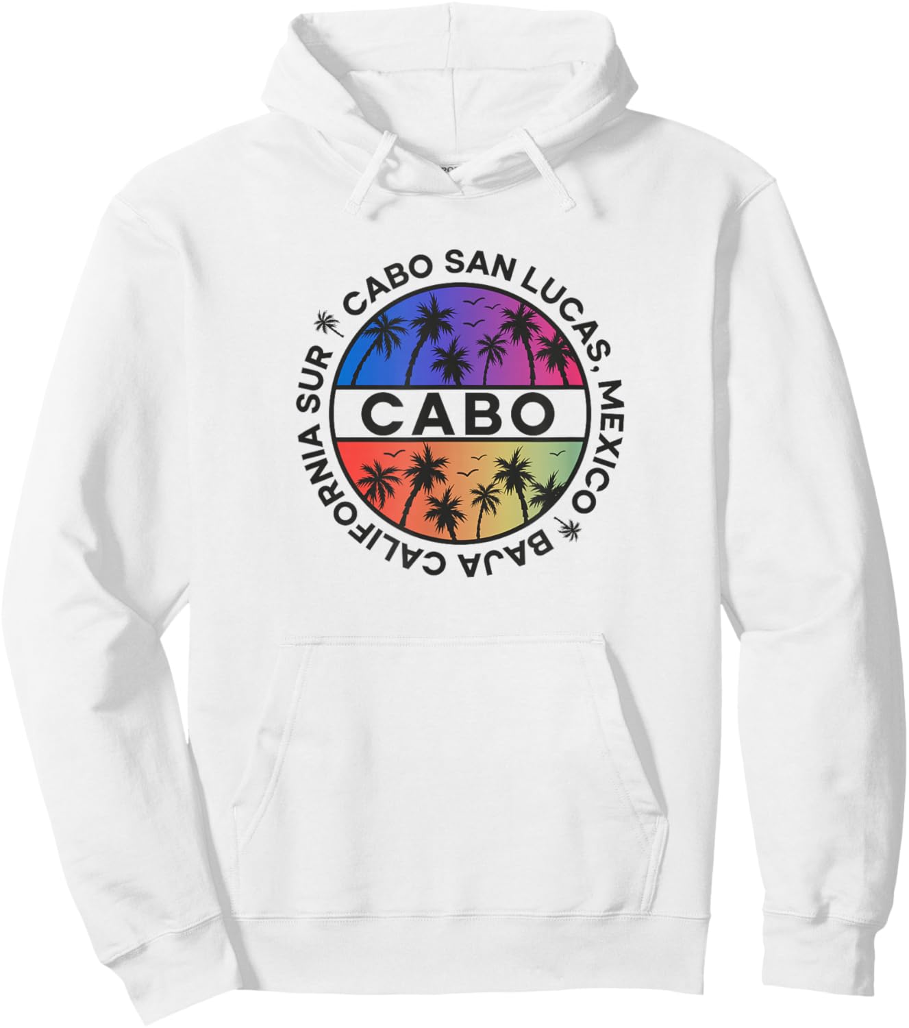 Cabo San Lucas Retro Souvenirs Hoodie - Hoodie | White