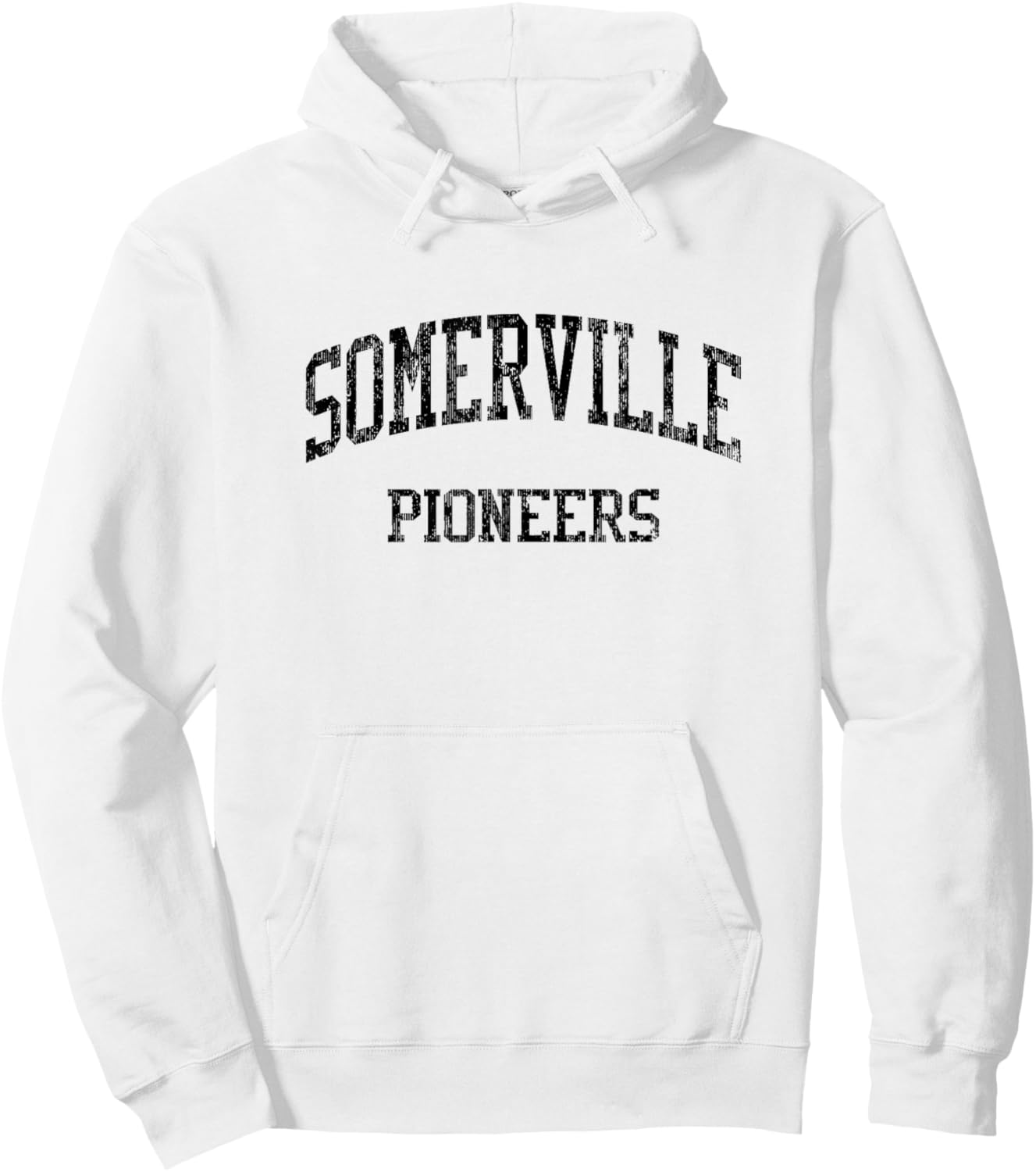 Somerville High School HS Somerville NJ Vintage Sports Hoodie - Hoodie | White
