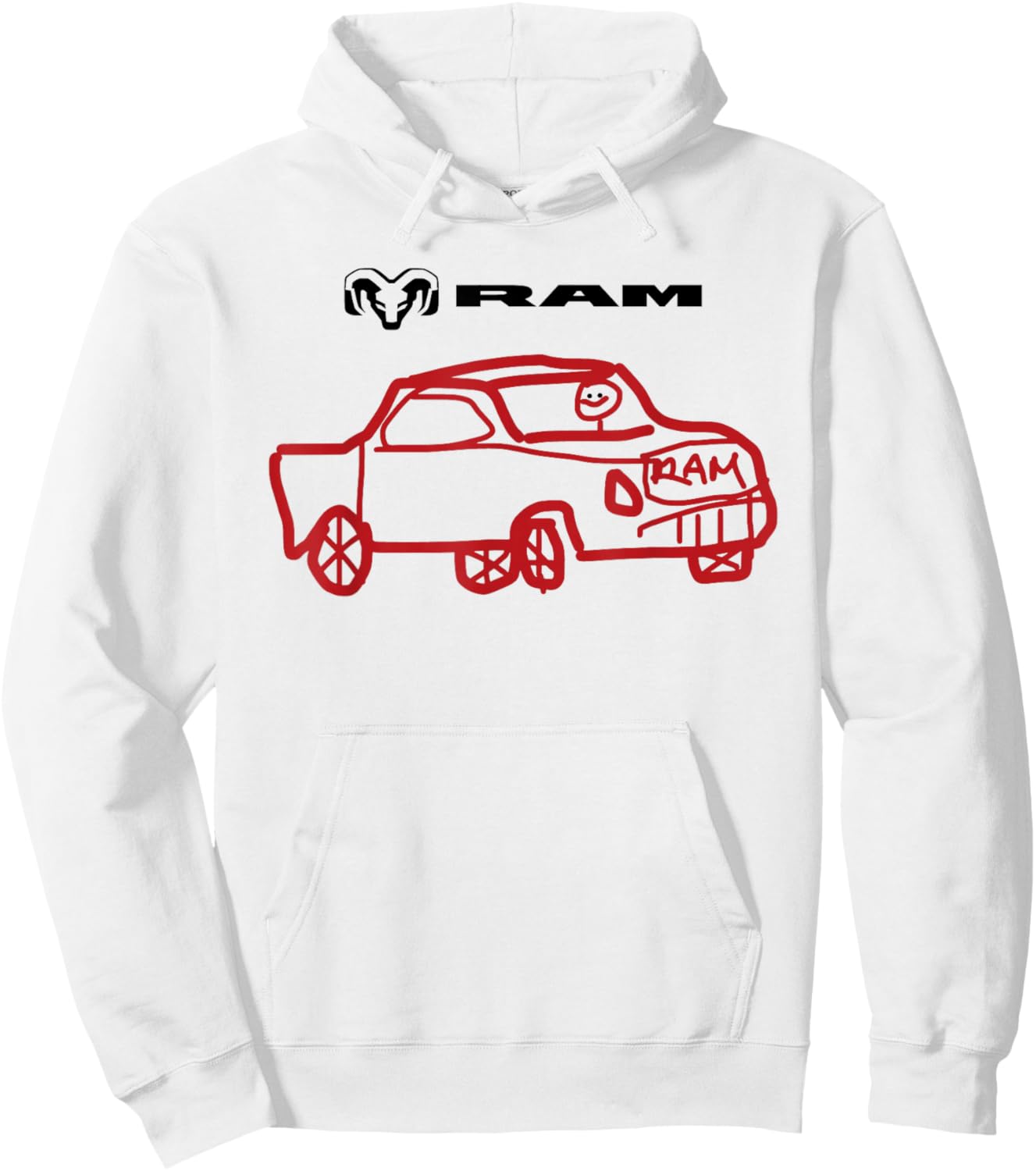 RAM “Designer on Vacation Meme Limited Edition Hoodie - Hoodie | White