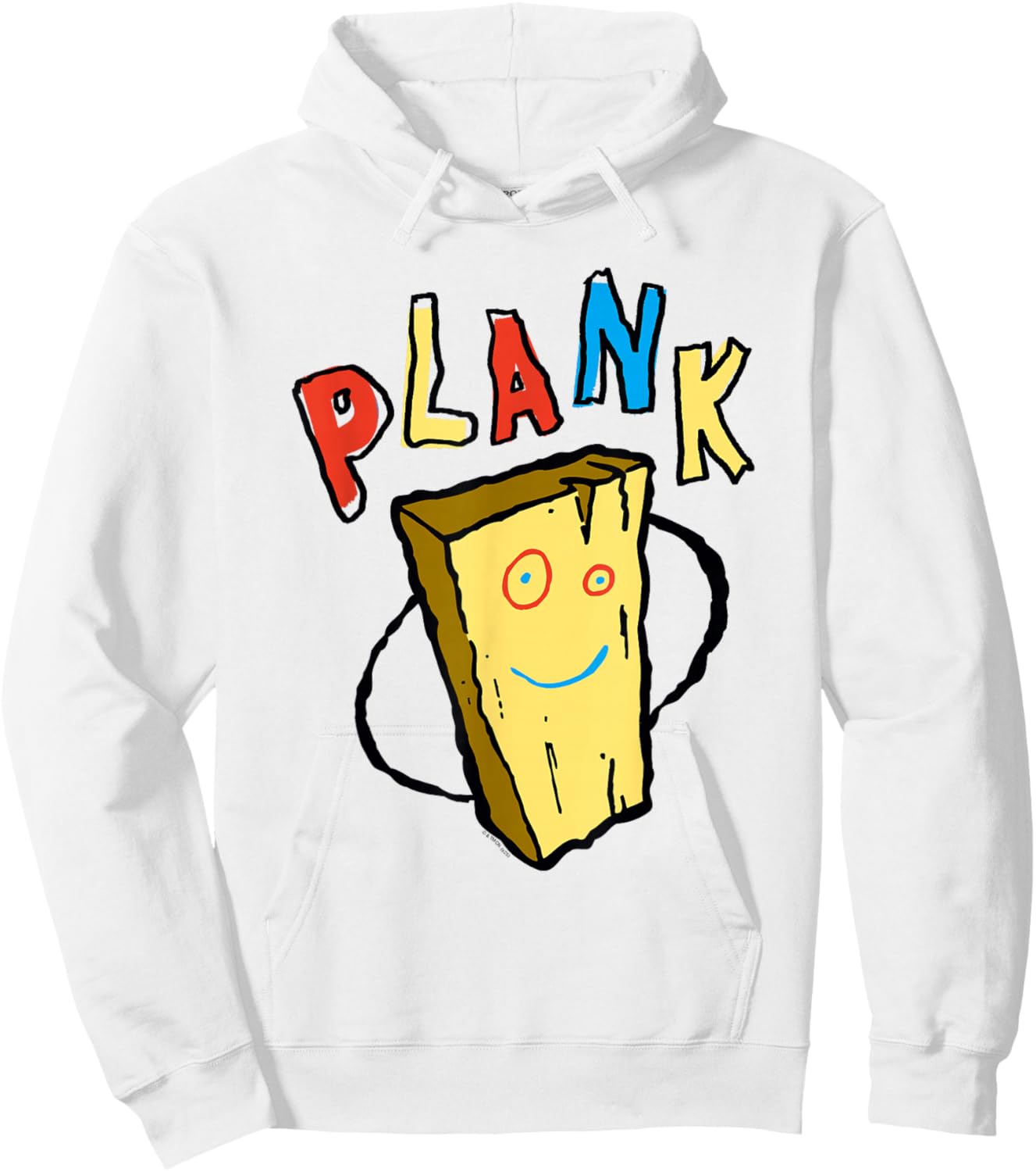 Ed, EDD N Eddy Hand Drawn Plank Illustration Retro Cartoon Hoodie - Hoodie | White