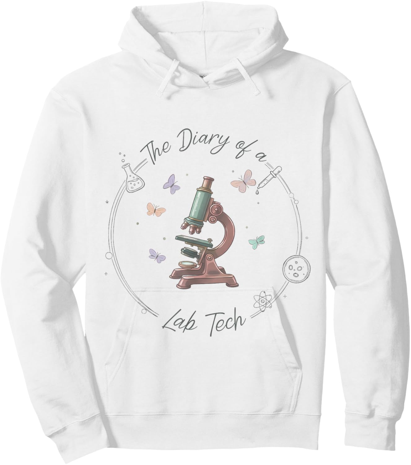 Lab Week 2026 Lab Tech Pride Medical Laboratory Technologist Hoodie - Hoodie | White