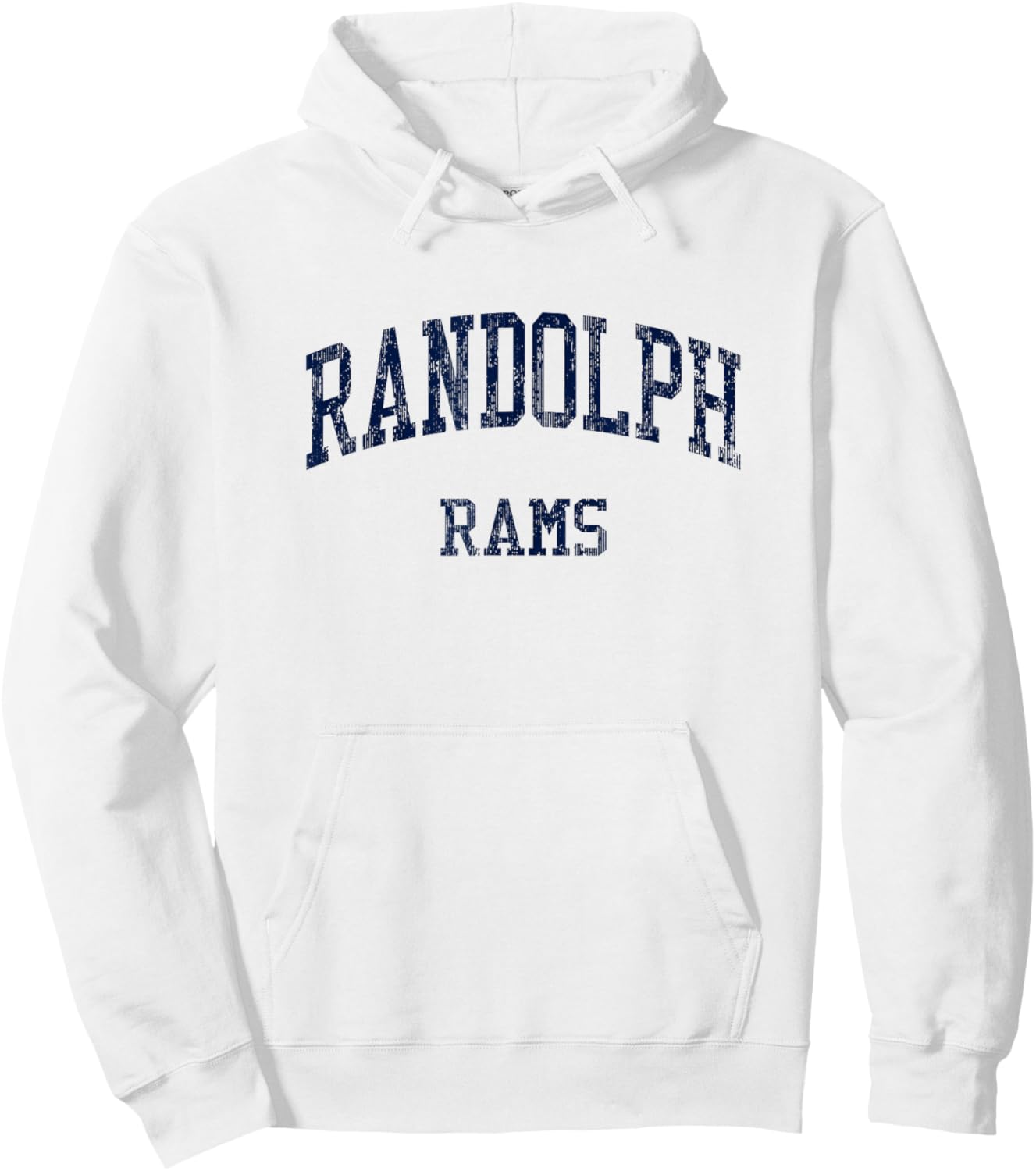 Randolph High School HS Randolph NJ Vintage Sports Hoodie - Hoodie | White
