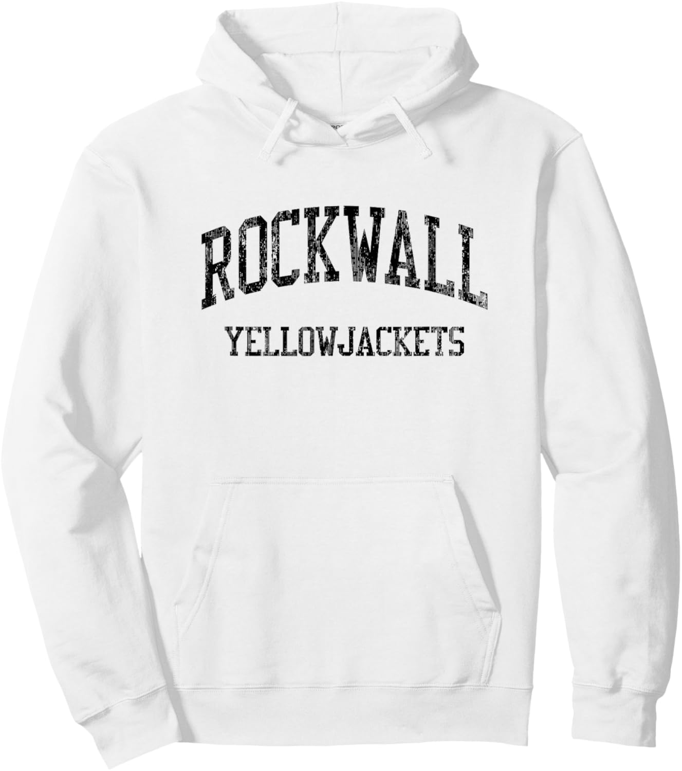 Rockwall High School HS Rockwall TX Vintage Sports Hoodie - Hoodie | White