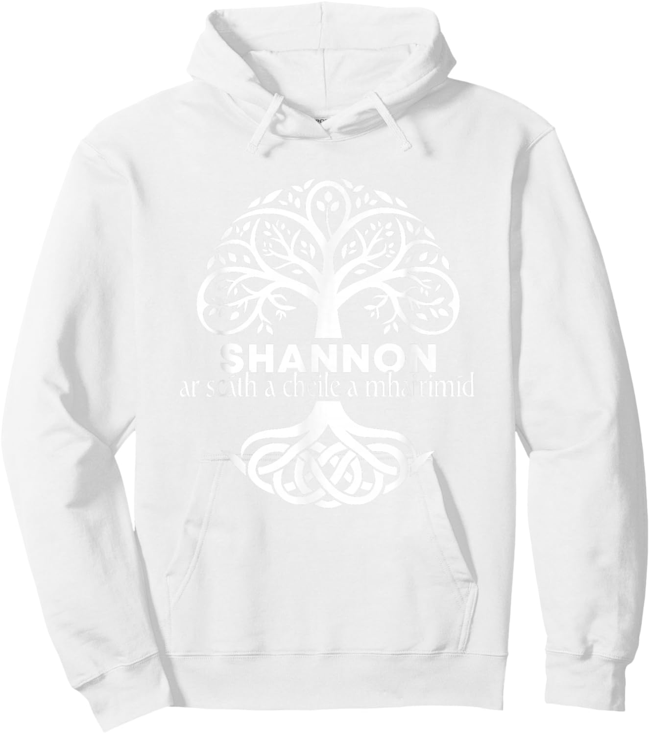 Shannon Irish Family Name Celtic Irish Roots Hoodie - Hoodie | White
